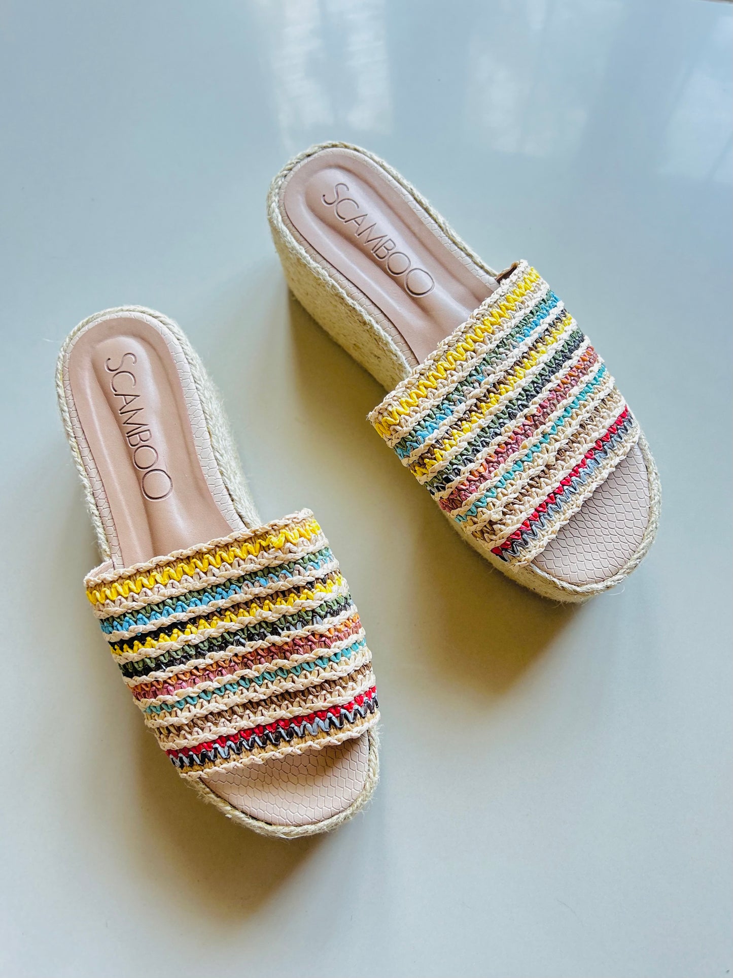 Sandalias SCAMBOO en yute y trenzado T35/36 (23cm) NUEVAS