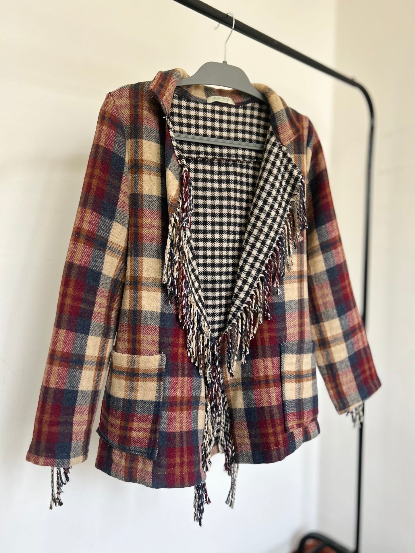 Saco abrigo EMMA algodón y lana 🇮🇹 talla única