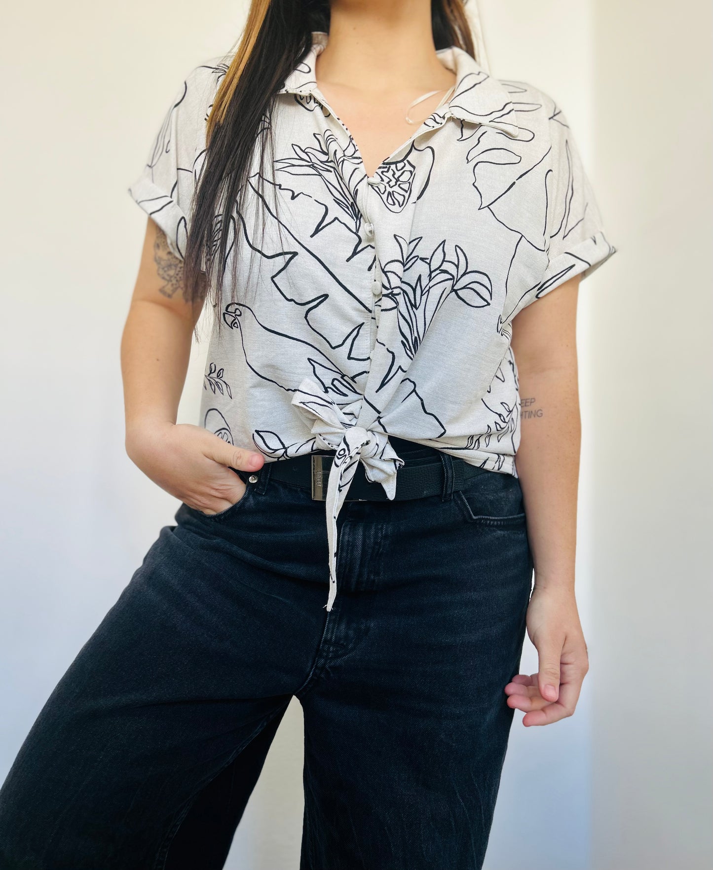 Blusa en viscosa MARFINNO TM/L