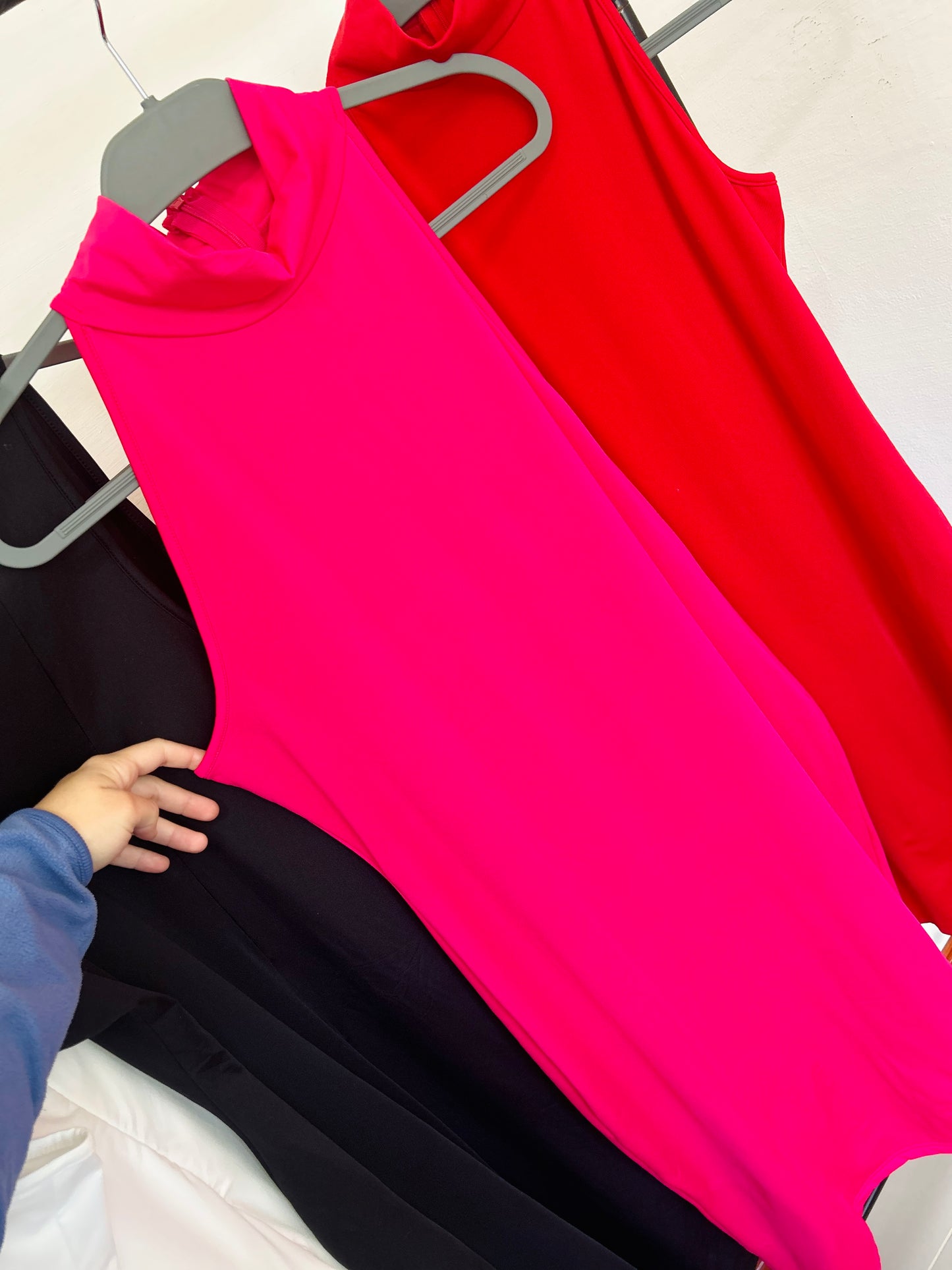Vestido cuello halter ROJO TM