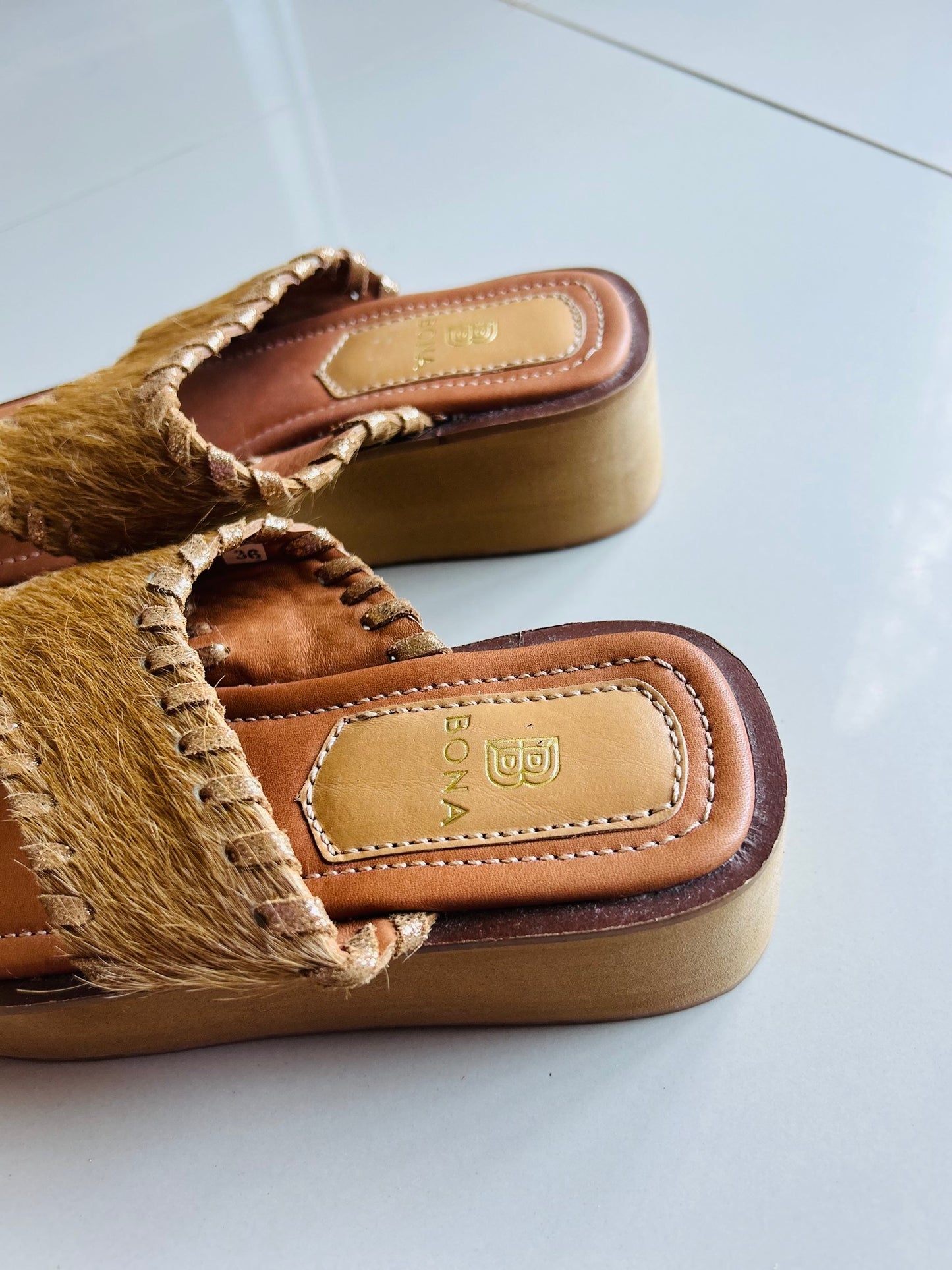 Sandalias BONA cuero / New / T36(22,5/23cm)