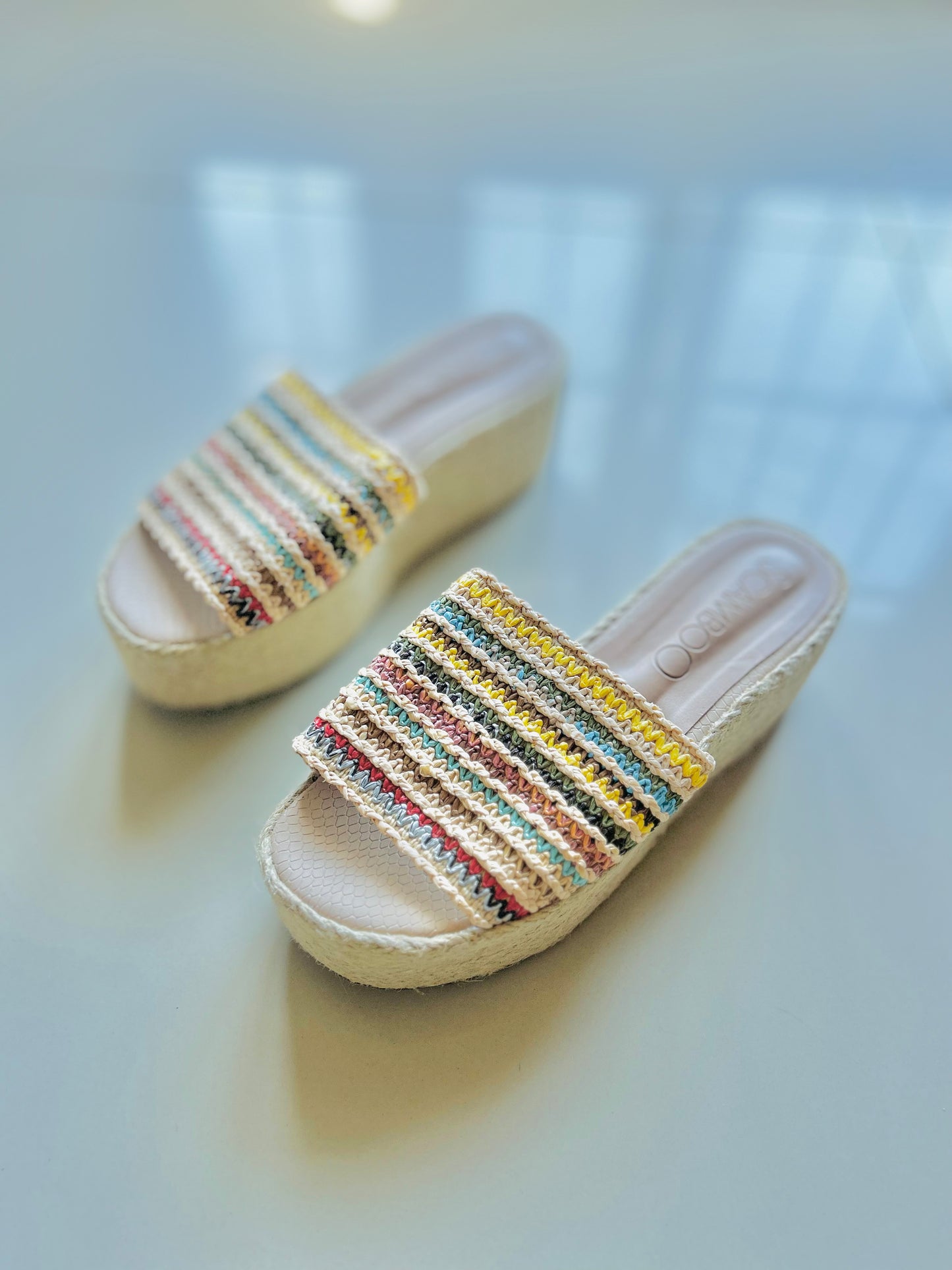 Sandalias SCAMBOO en yute y trenzado T35/36 (23cm) NUEVAS