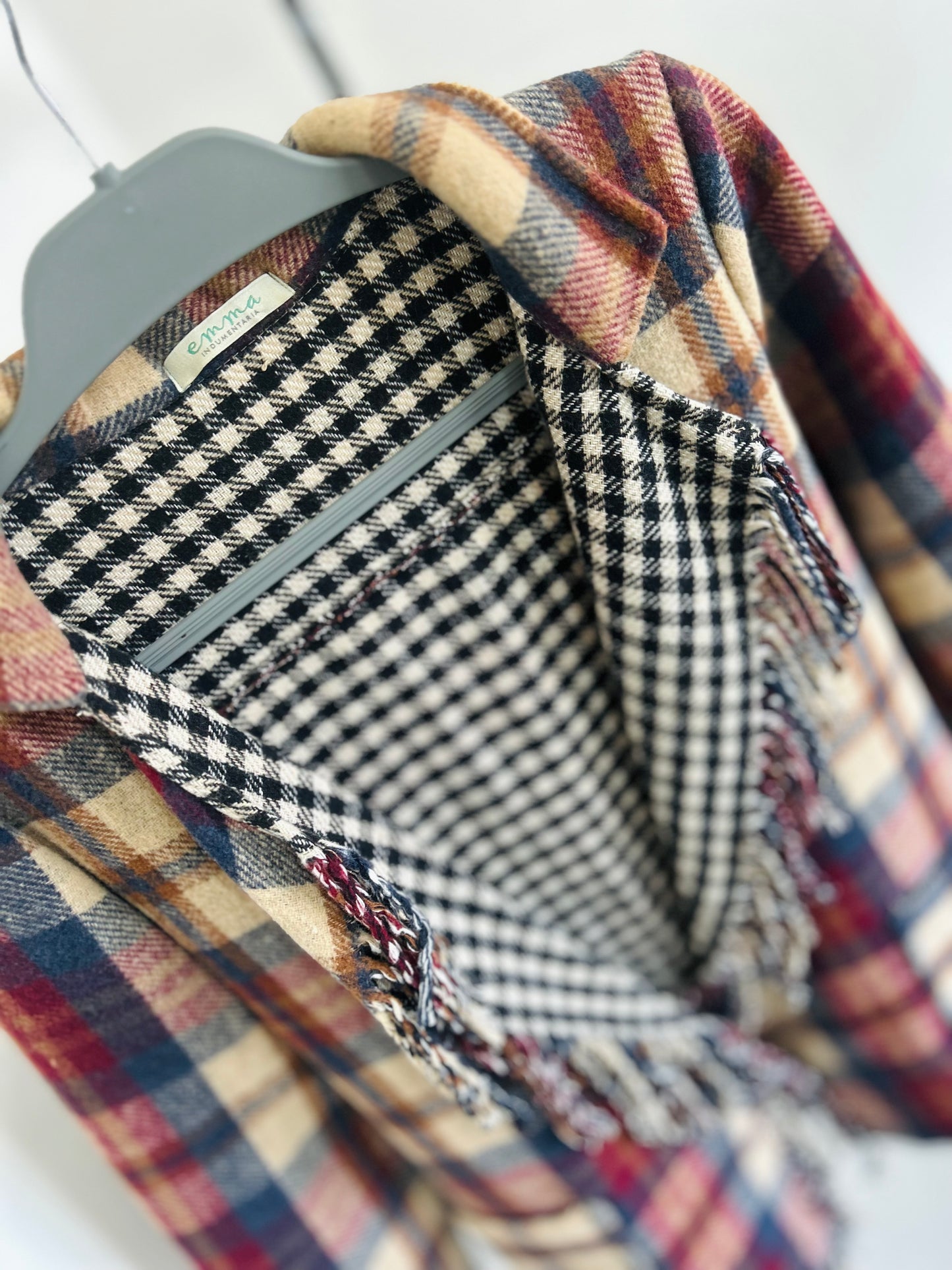 Saco abrigo EMMA algodón y lana 🇮🇹 talla única