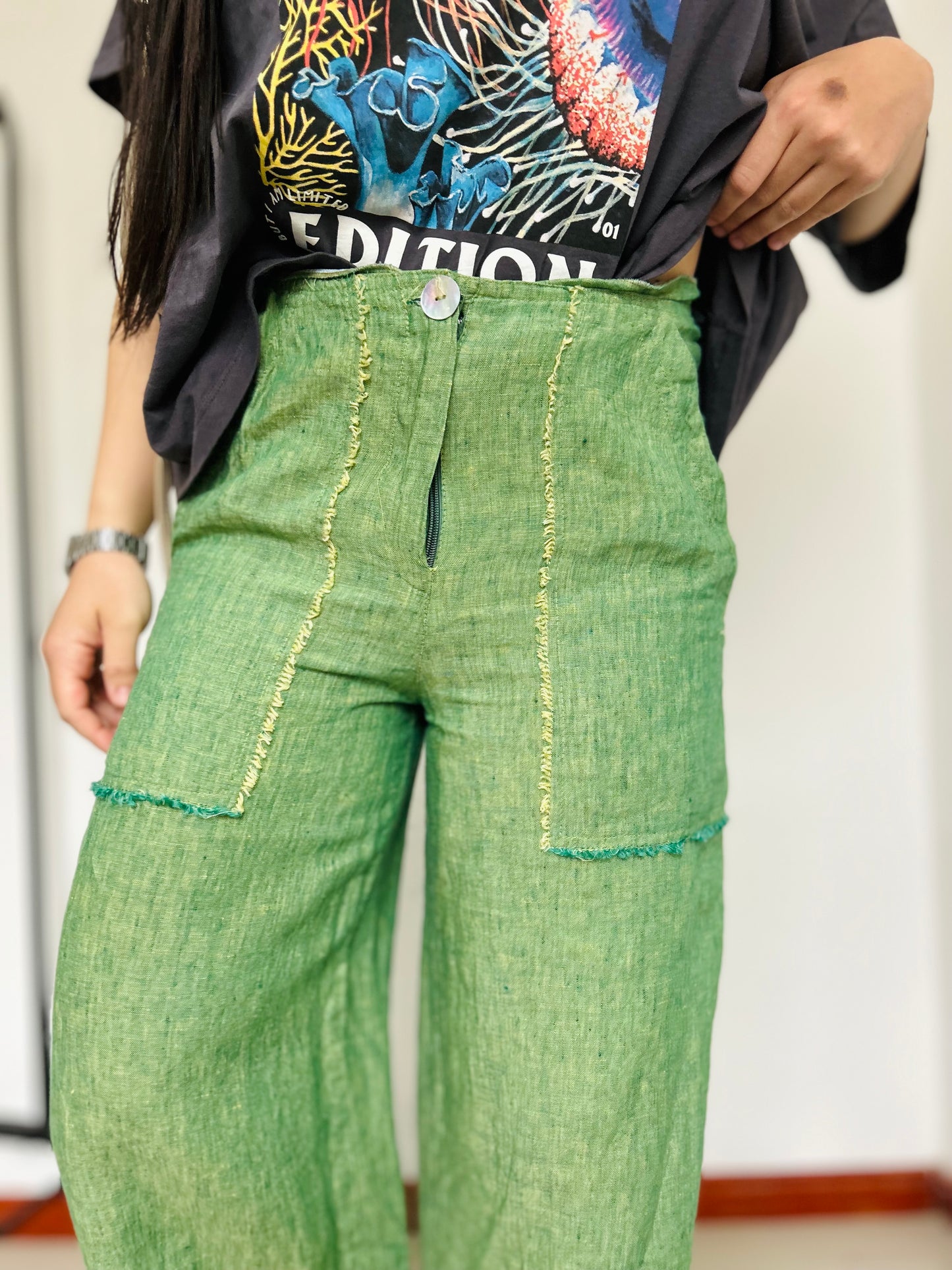 Pantalón 100% Lino Panthai TM