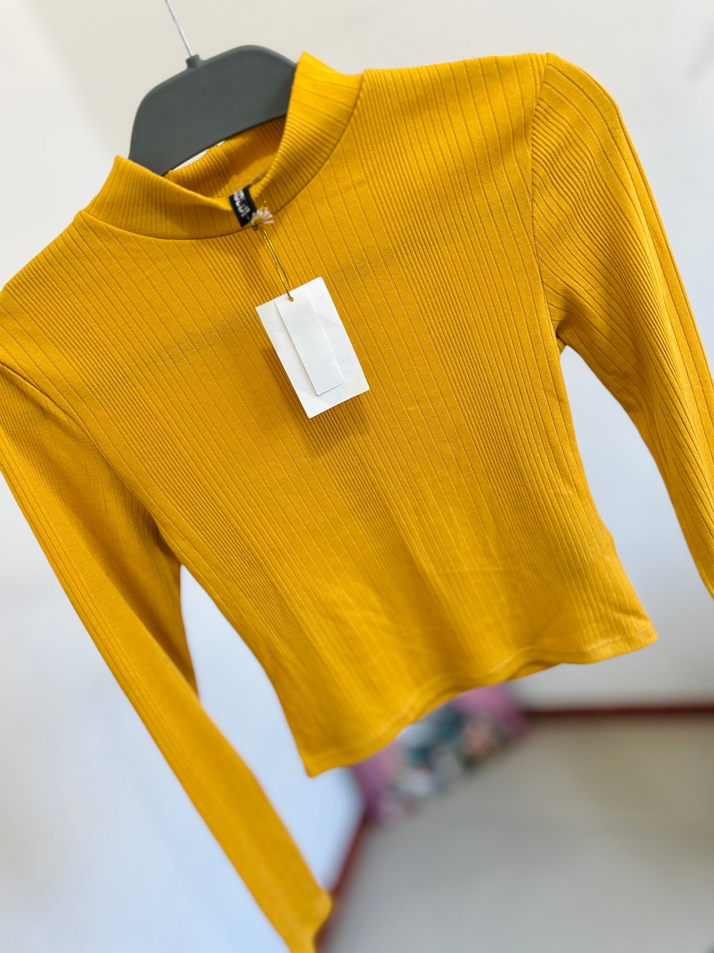 Blusa manga larga rib HYM con etiqueta TS