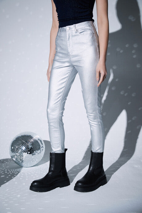 Pantalón engomado nuevo xs T32/34