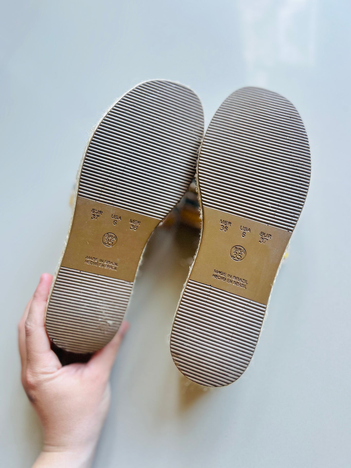 Sandalias SCAMBOO en yute y trenzado T35/36 (23cm) NUEVAS