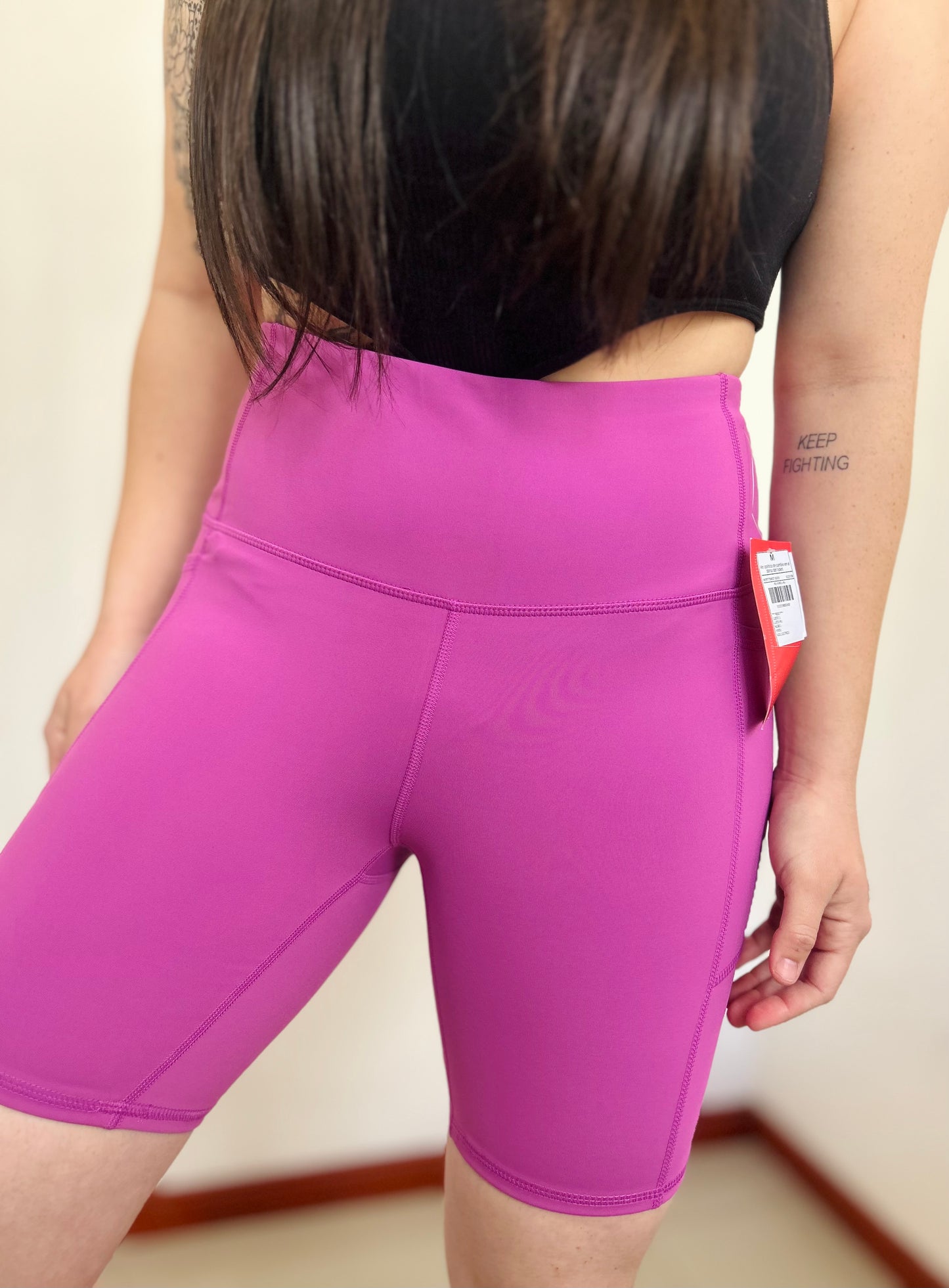 Short biker depo con etiqueta TS/M