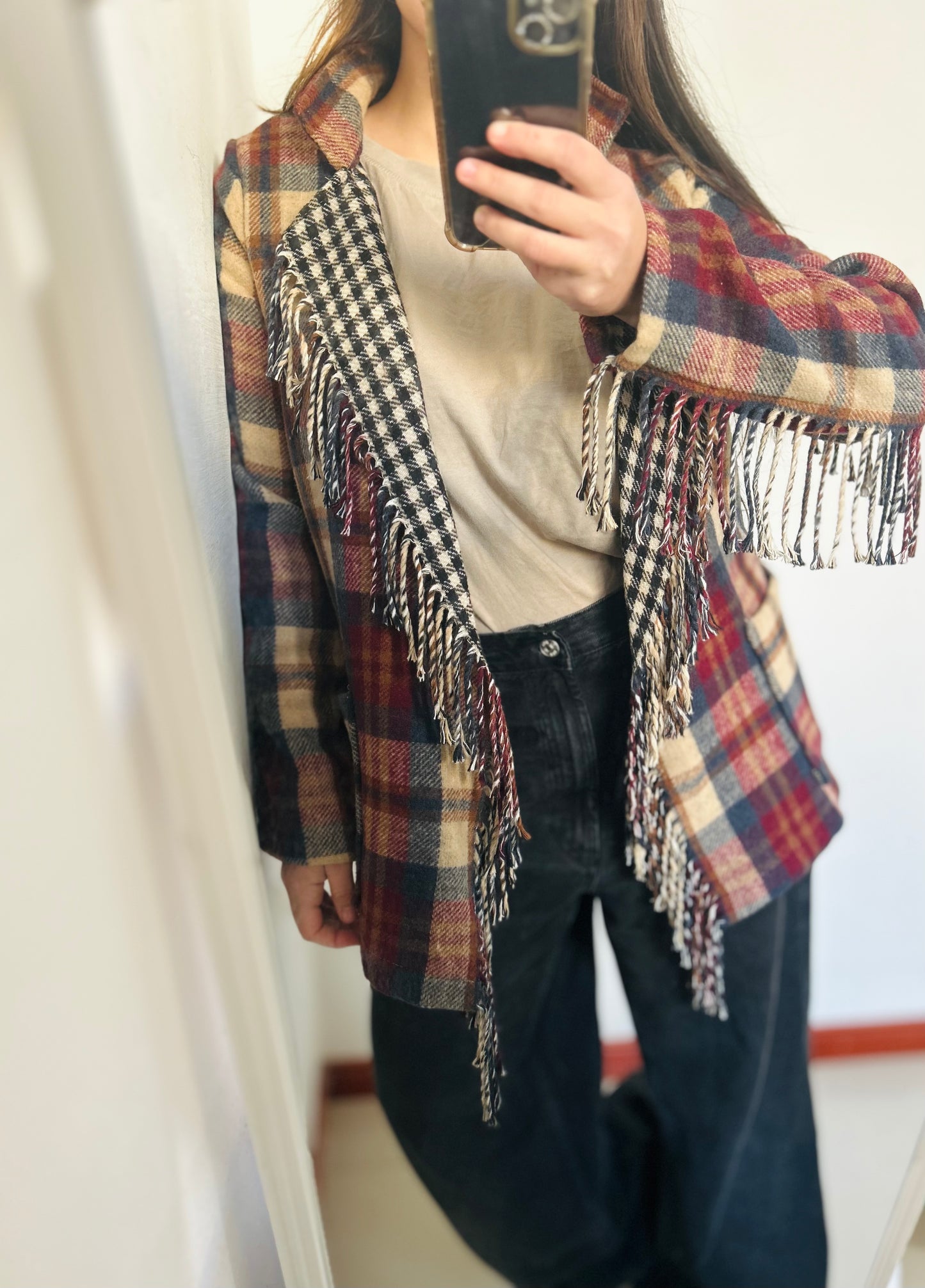 Saco abrigo EMMA algodón y lana 🇮🇹 talla única