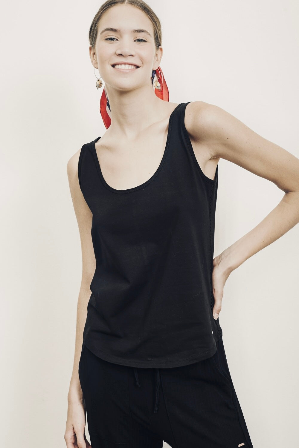 Musculosa Lemon 100% algodón peinado TM