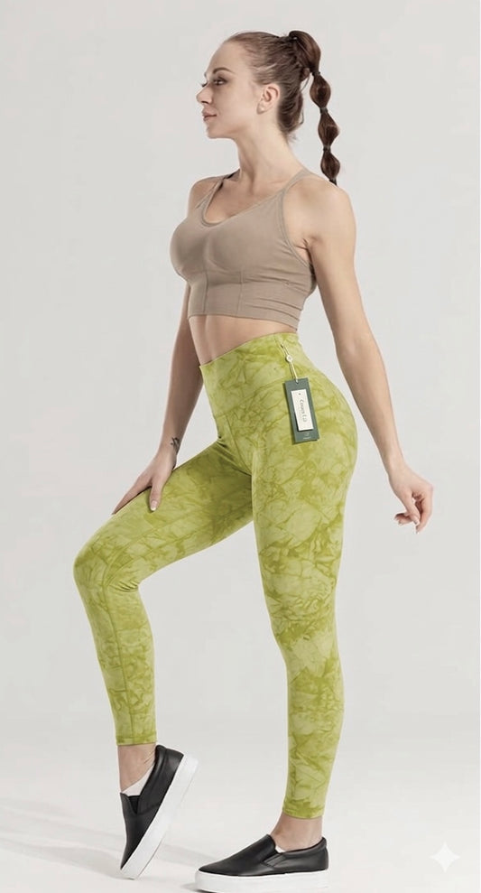 Calza estampada mármol (COLOR VERDE) TS