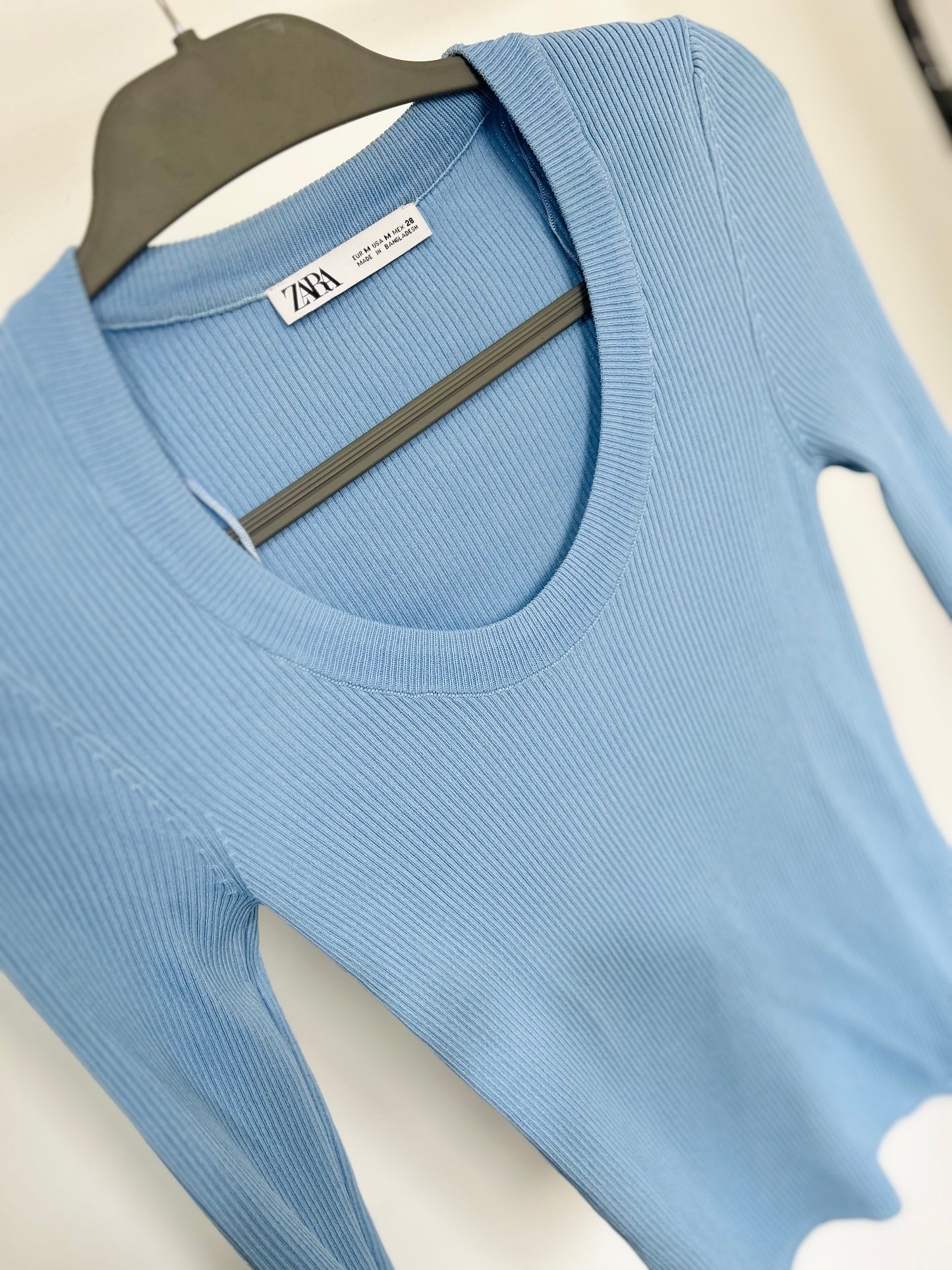 Blusa Zara rib TS/M