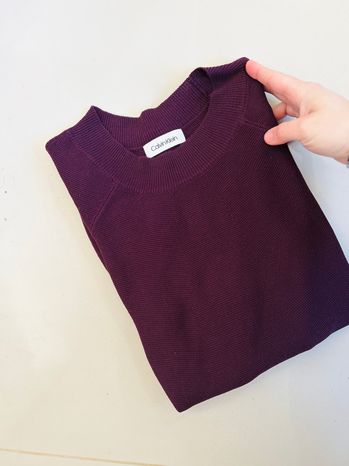 Buzo rib Calvin Klein TS/M