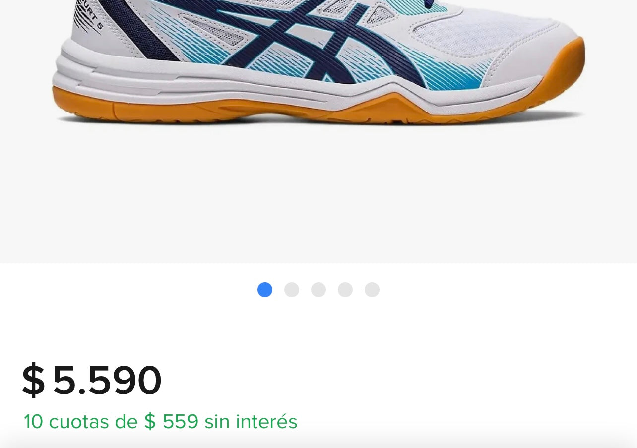 Championes ASICS T42(26,5cm)