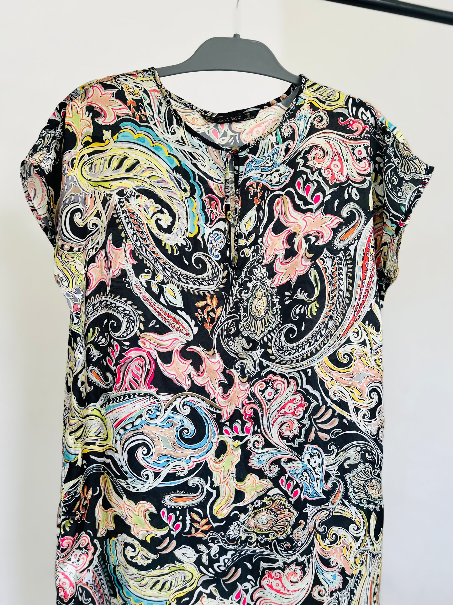 Vestido satinado ZARA TM