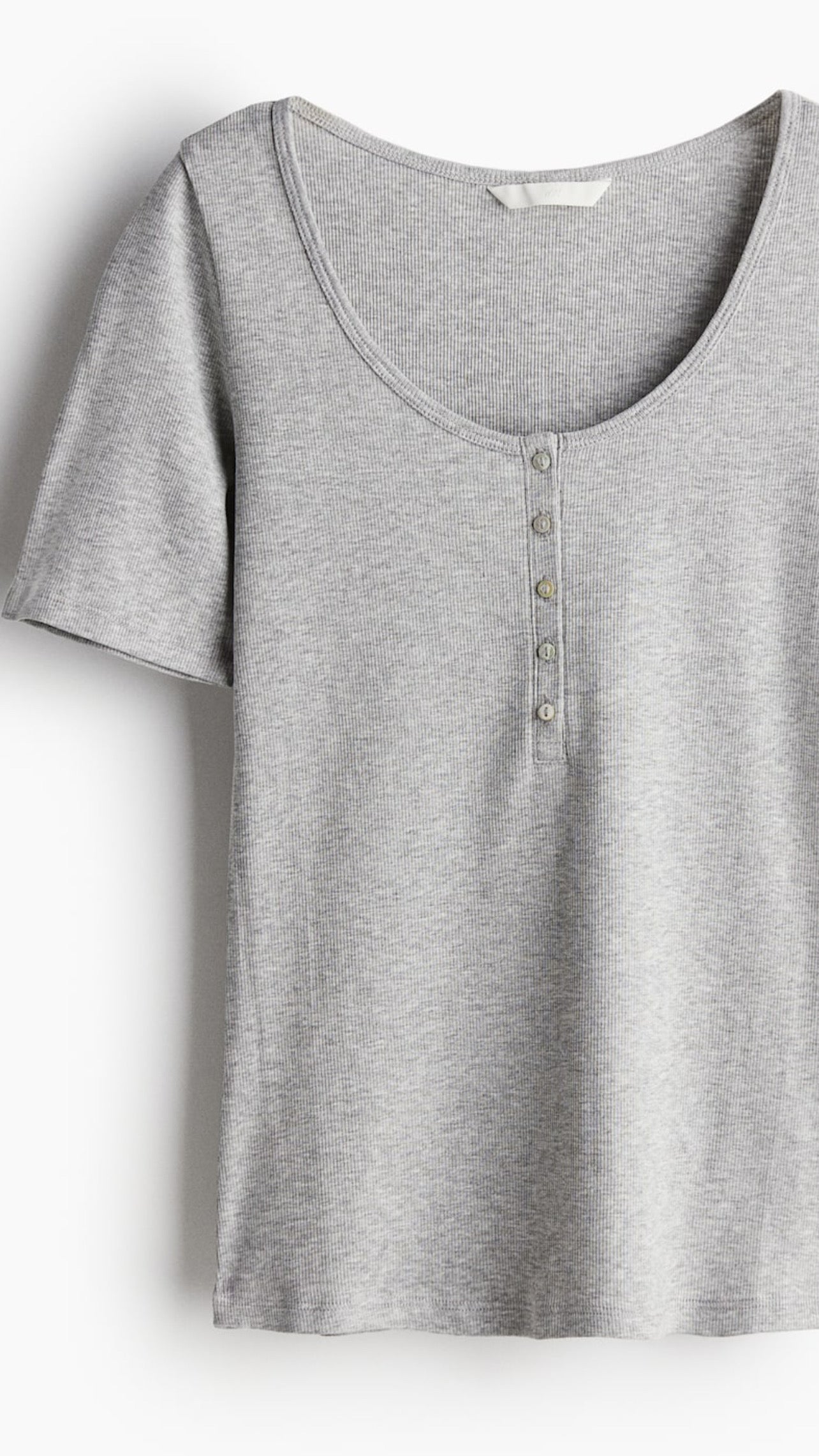 Blusa en canalé H&M TL