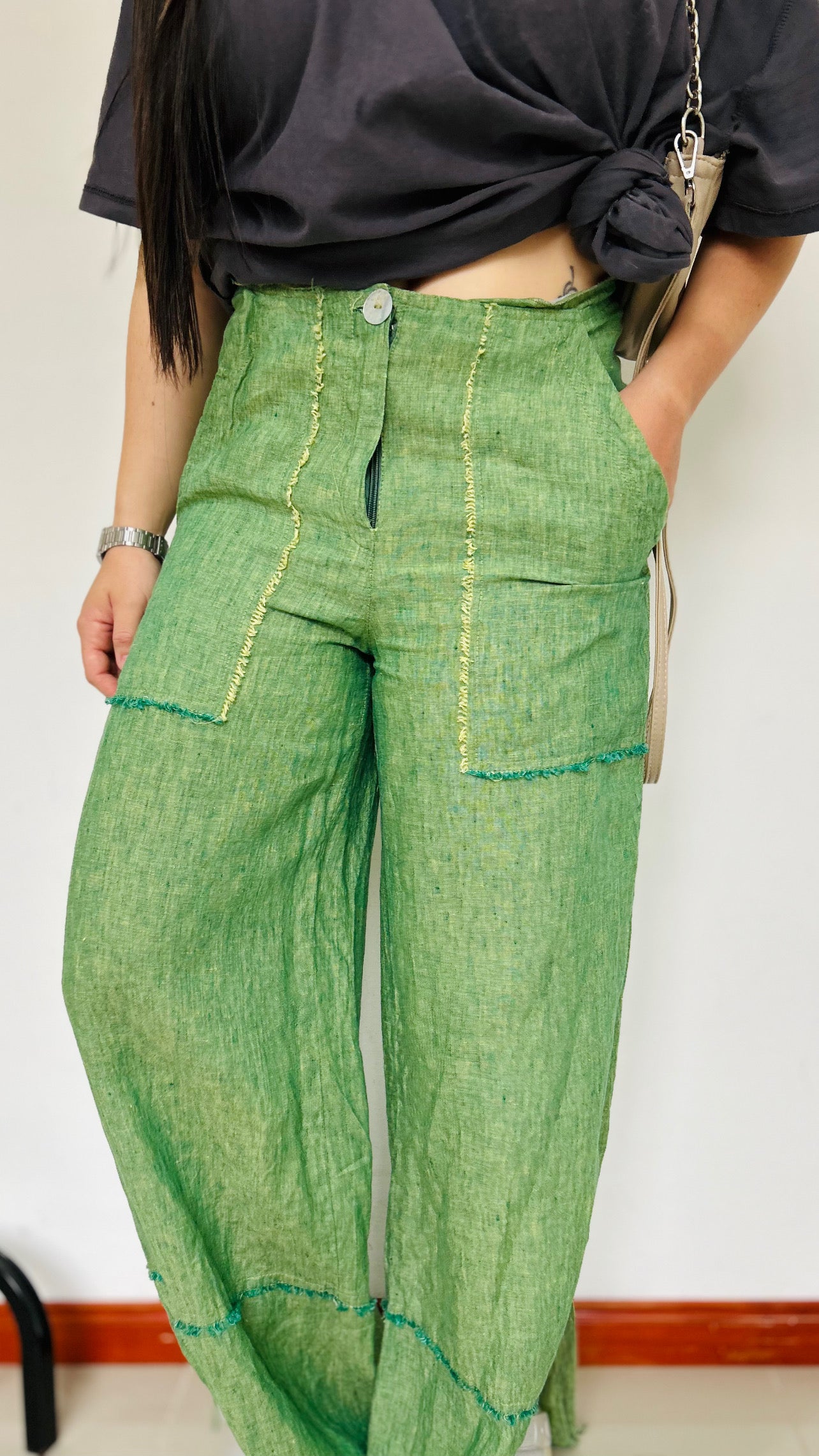 Pantalón 100% Lino Panthai TM