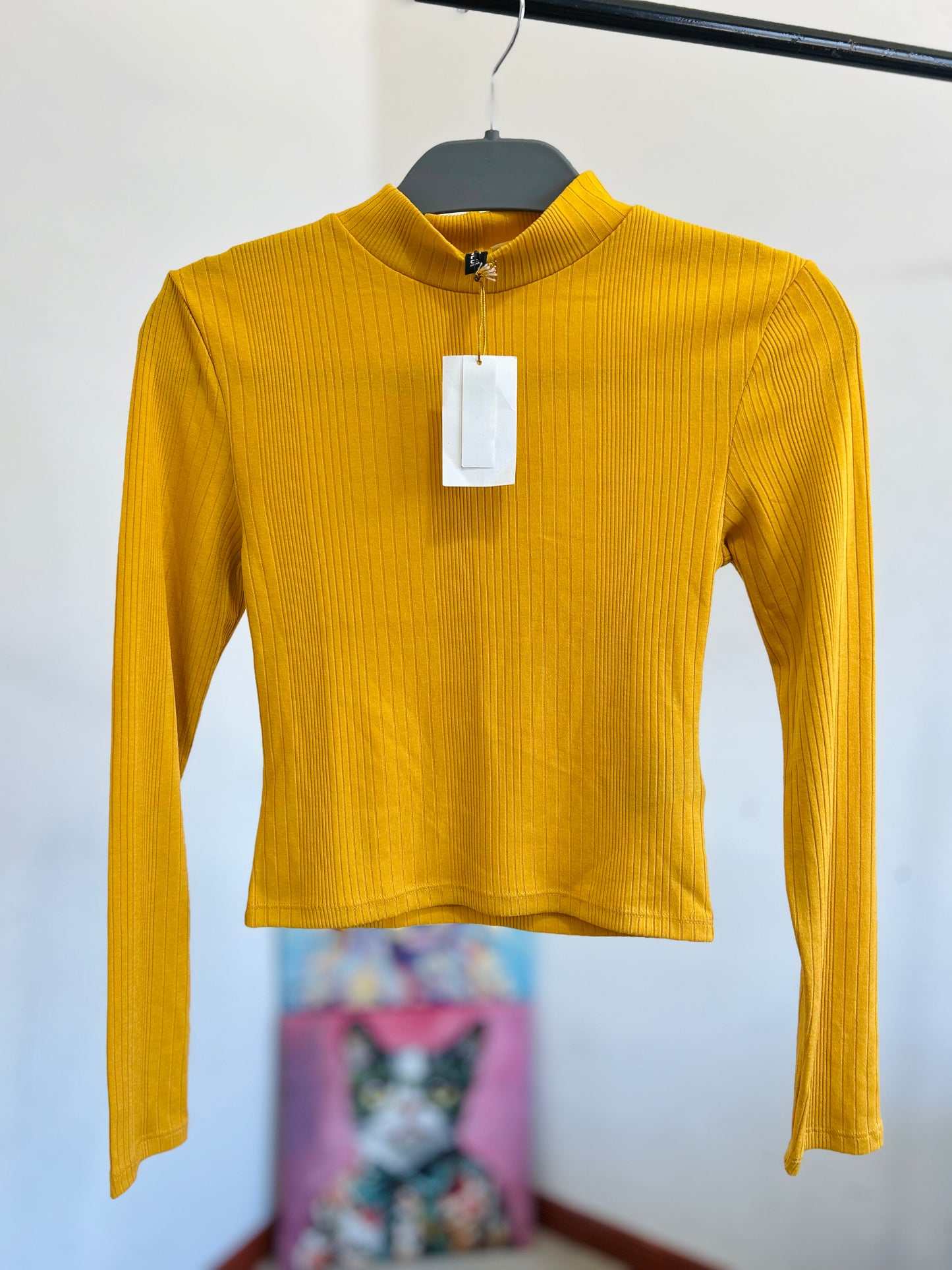 Blusa manga larga rib HYM con etiqueta TS