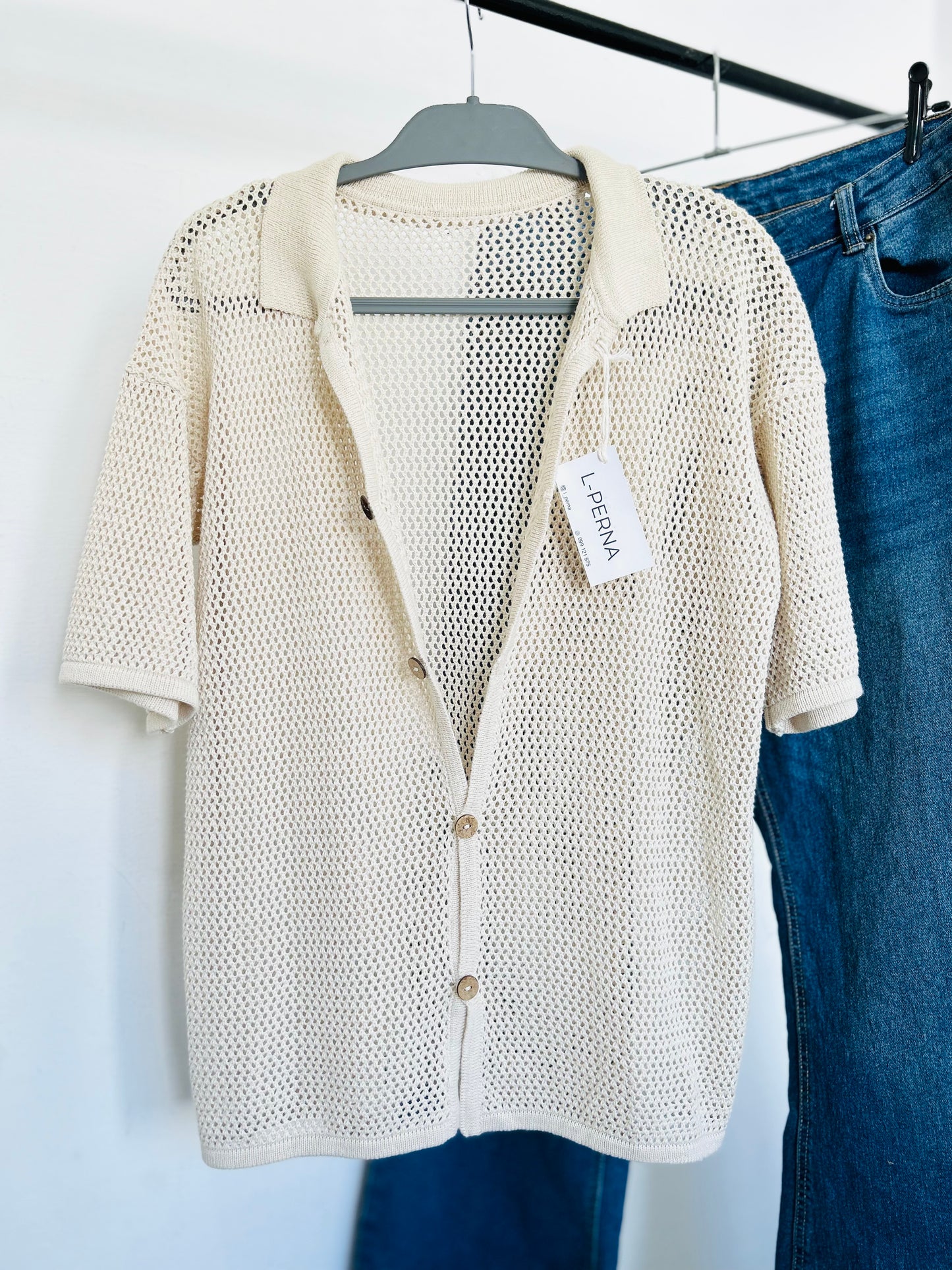 Camisa calada L-PERNA talla única con etiqueta