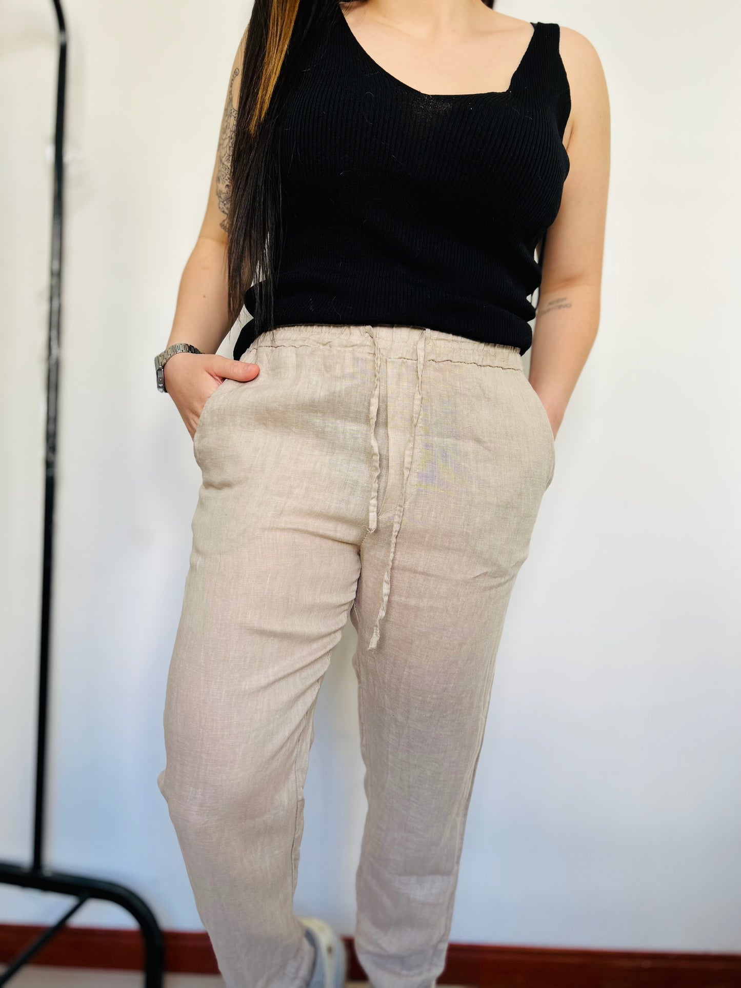 Pantalón 100% Lino MANOS DEL URUGUAY T36/38