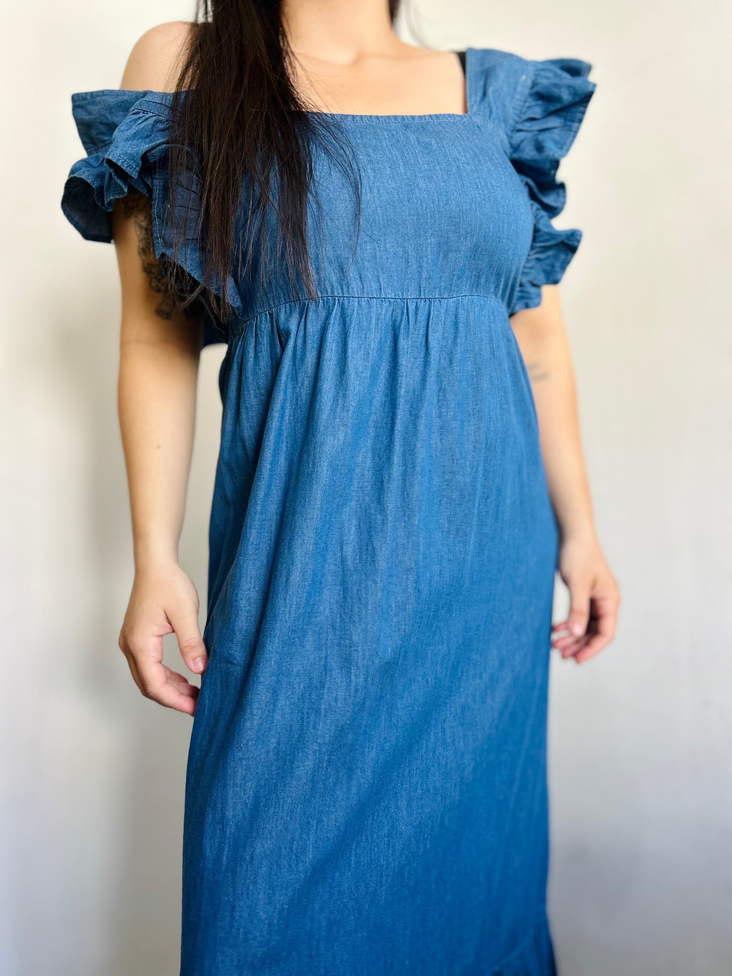 Vestido largo jean PRIMARK TS/M