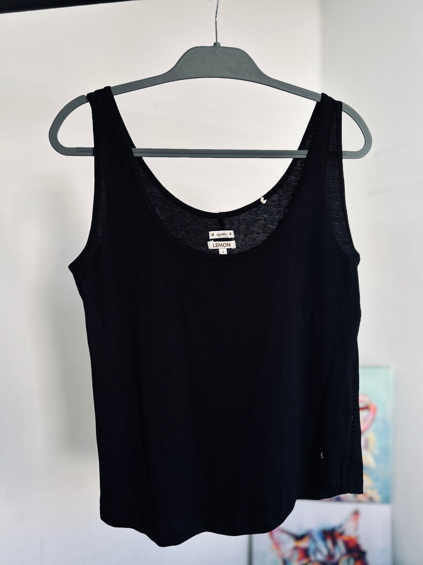 Musculosa Lemon 100% algodón peinado TM