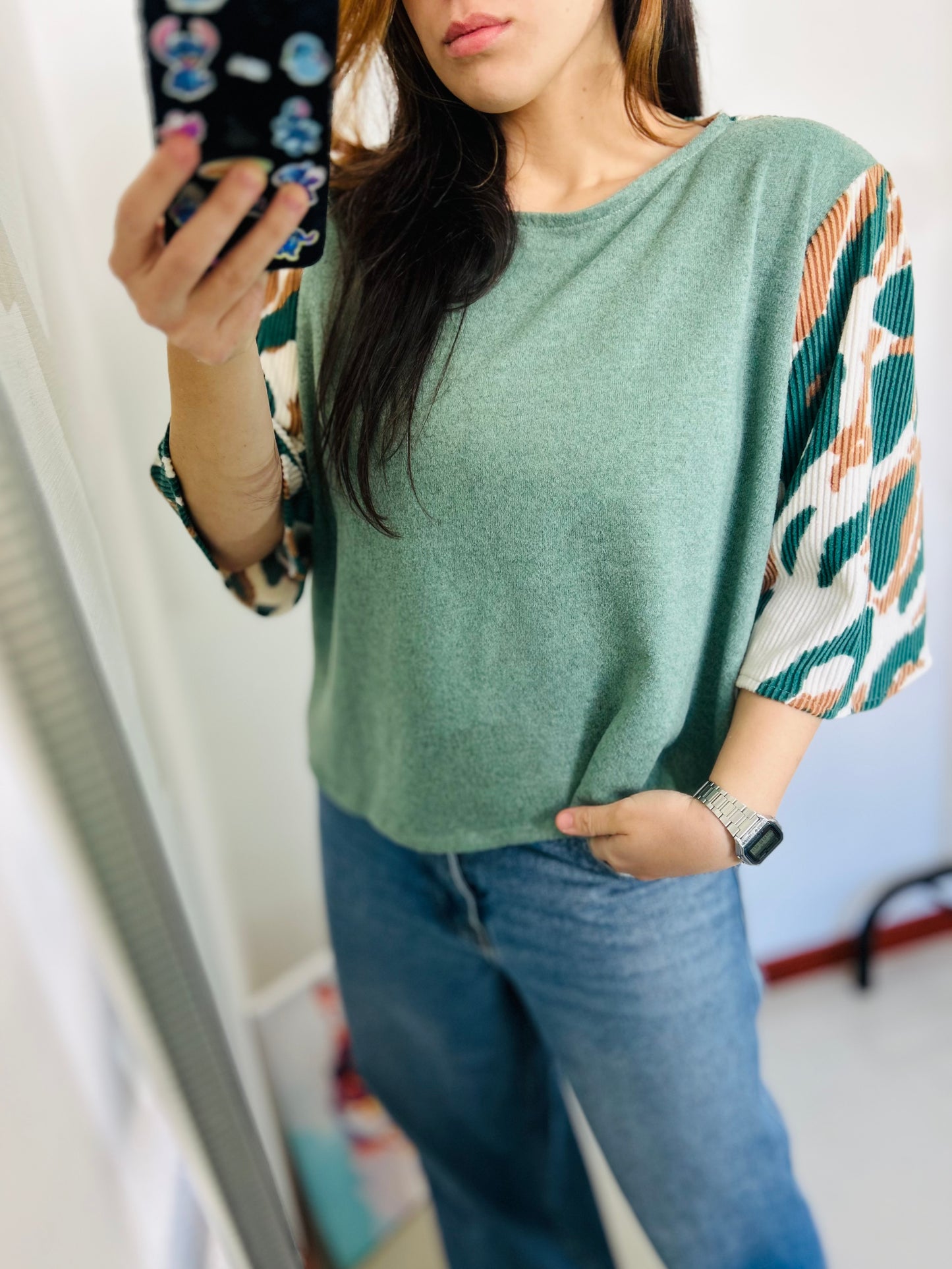 Blusa en lanilla TM