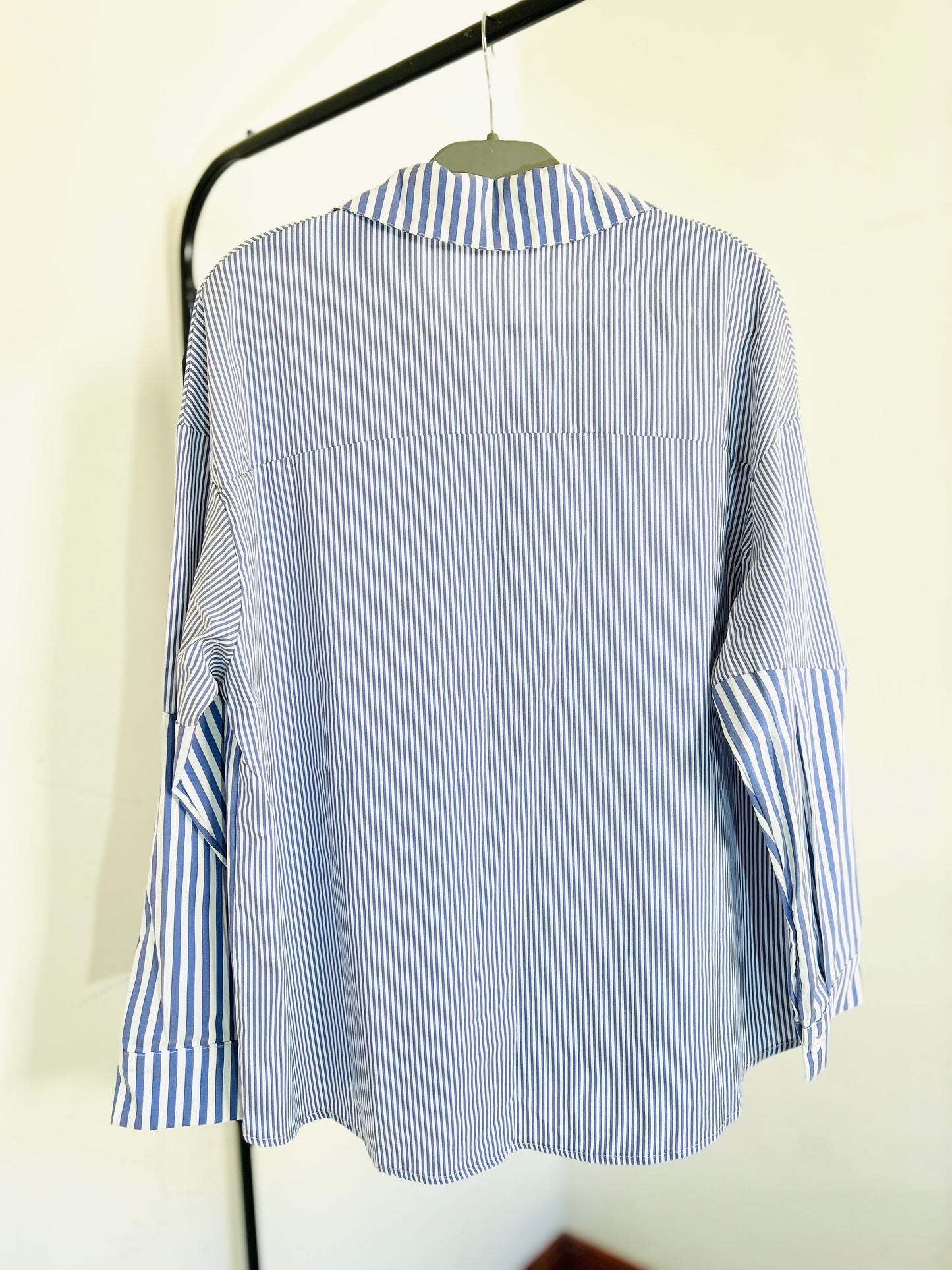 Camisa a rayas oversize TL/XL