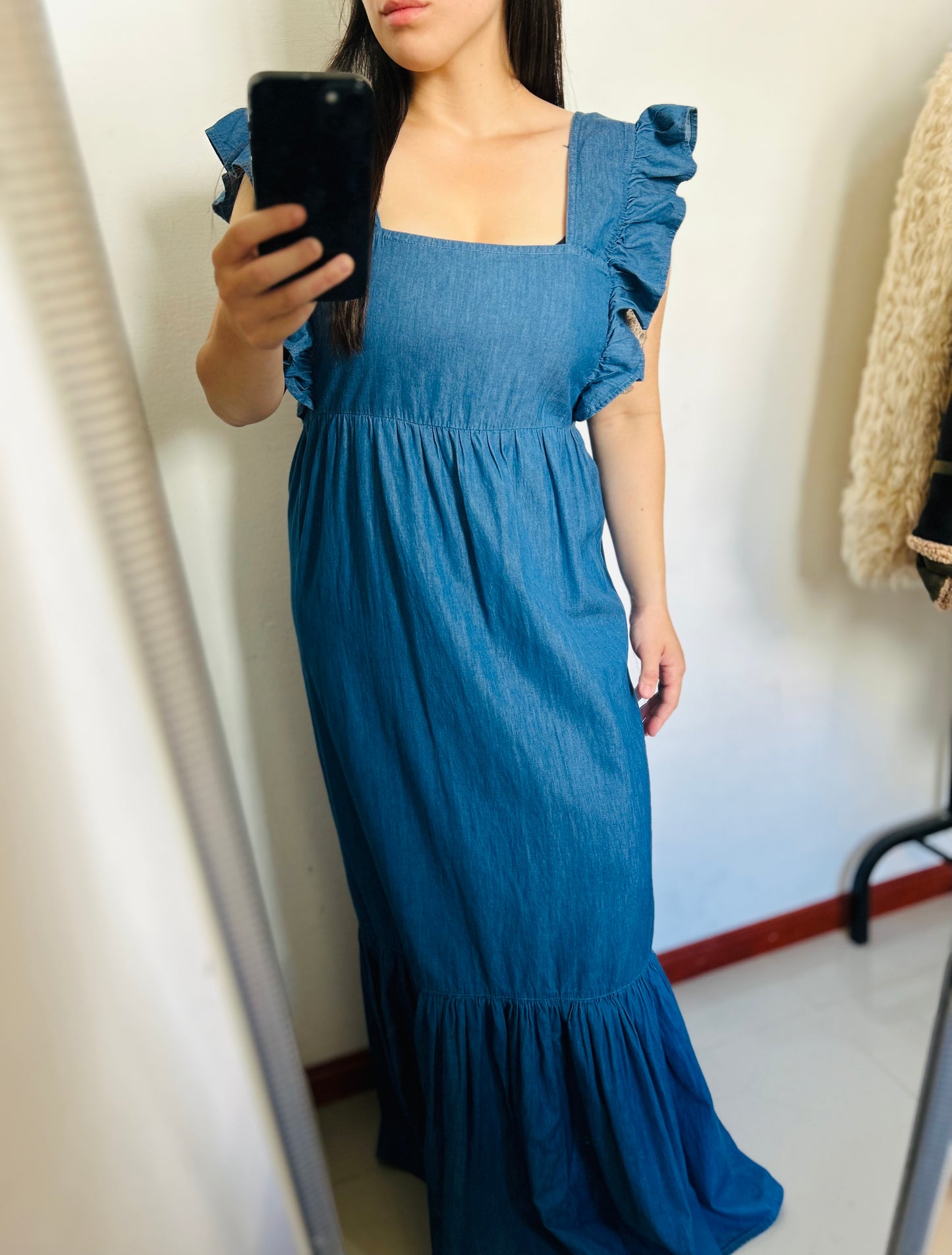Vestido largo jean PRIMARK TS/M