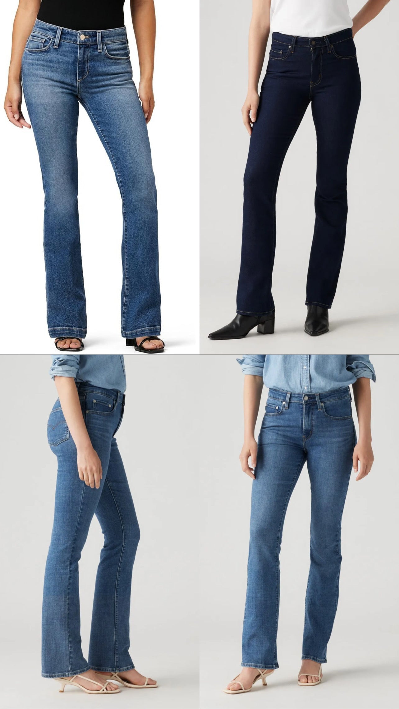 Jean Levis bootcut skinny T38