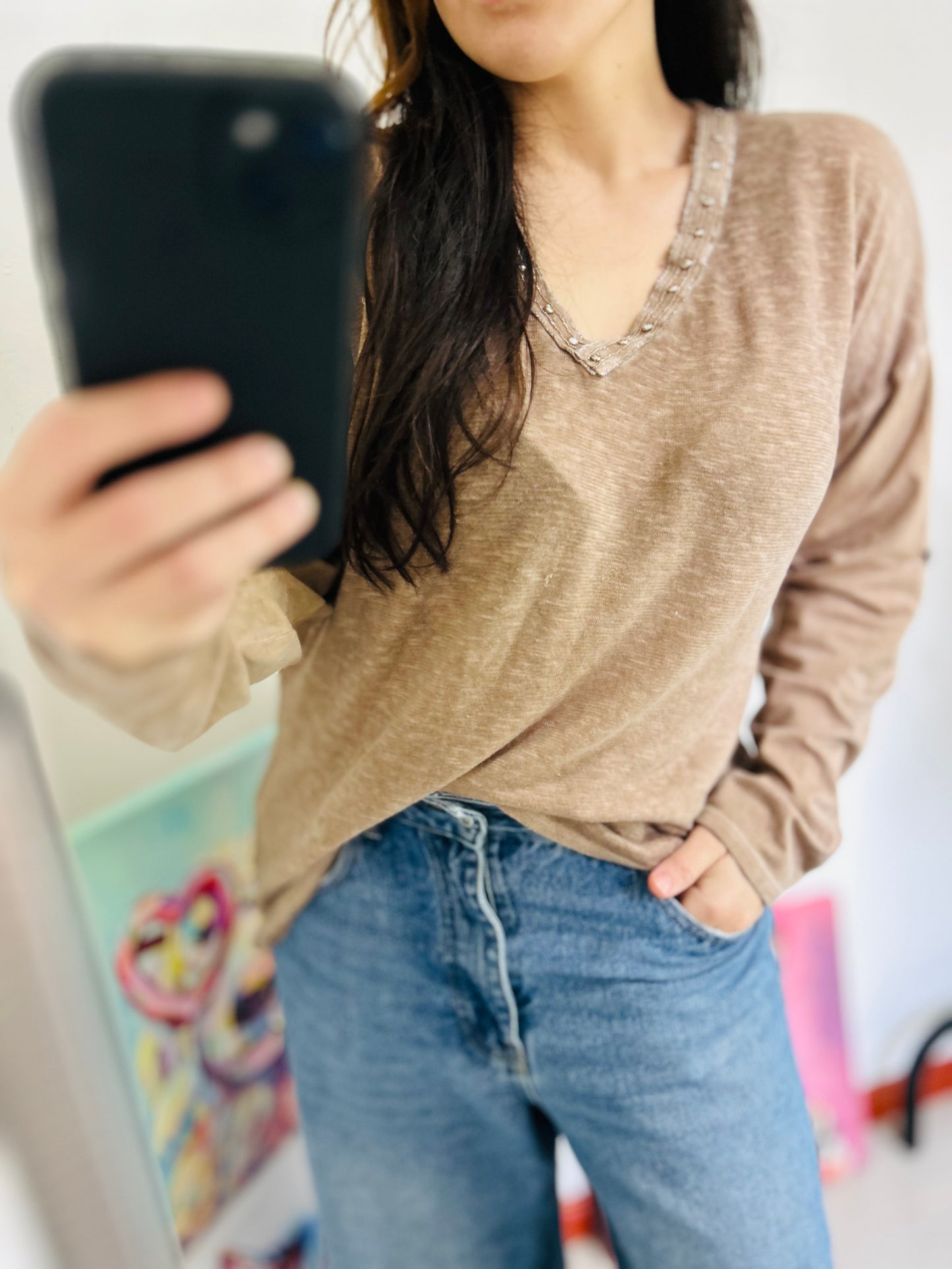 Blusa manga larga NEW COLLECTION ITALY TL