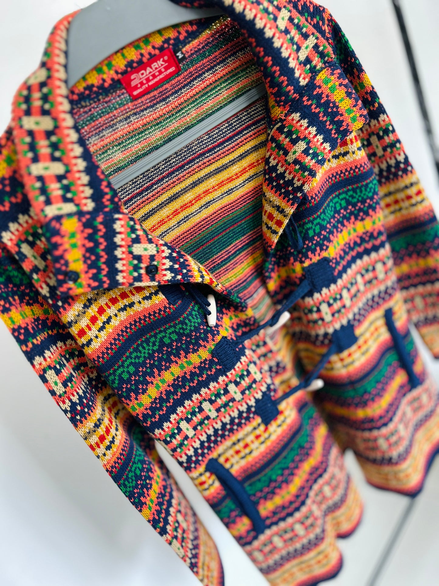 Saco tejido largo vintage TM