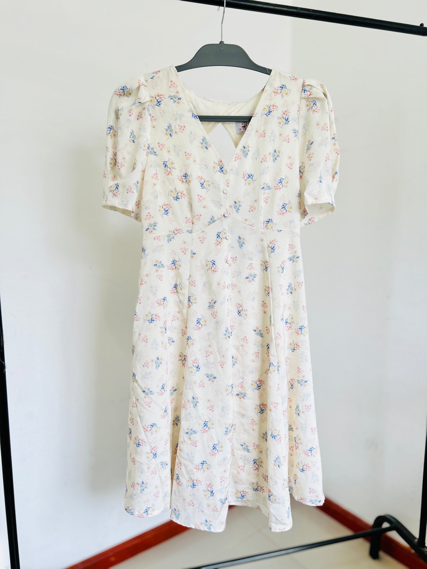 Vestido midi estampado con etiqueta NEW TS/SM