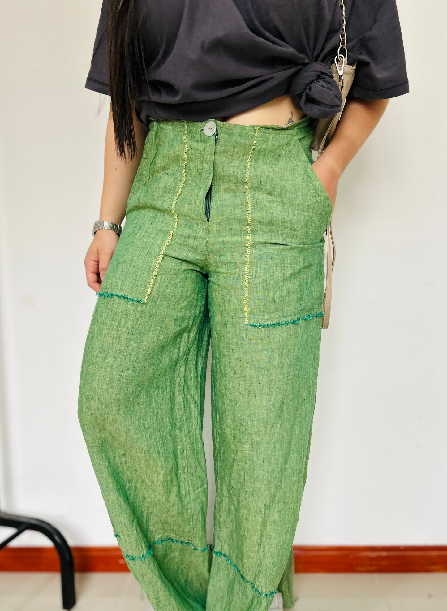 Pantalón 100% Lino Panthai TM