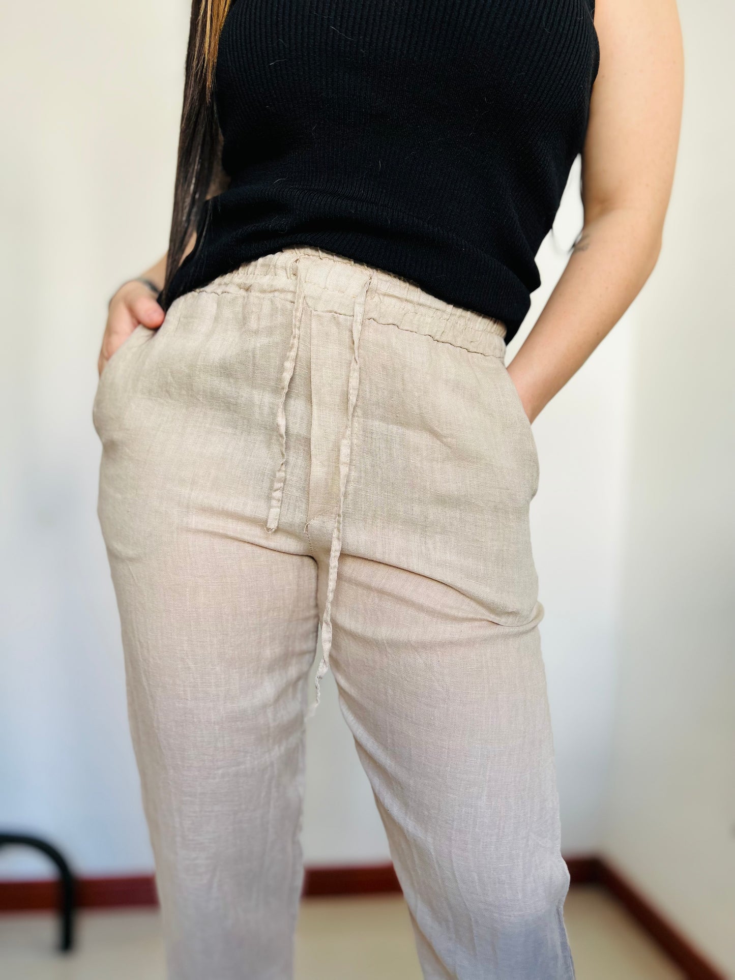 Pantalón 100% Lino MANOS DEL URUGUAY T36/38