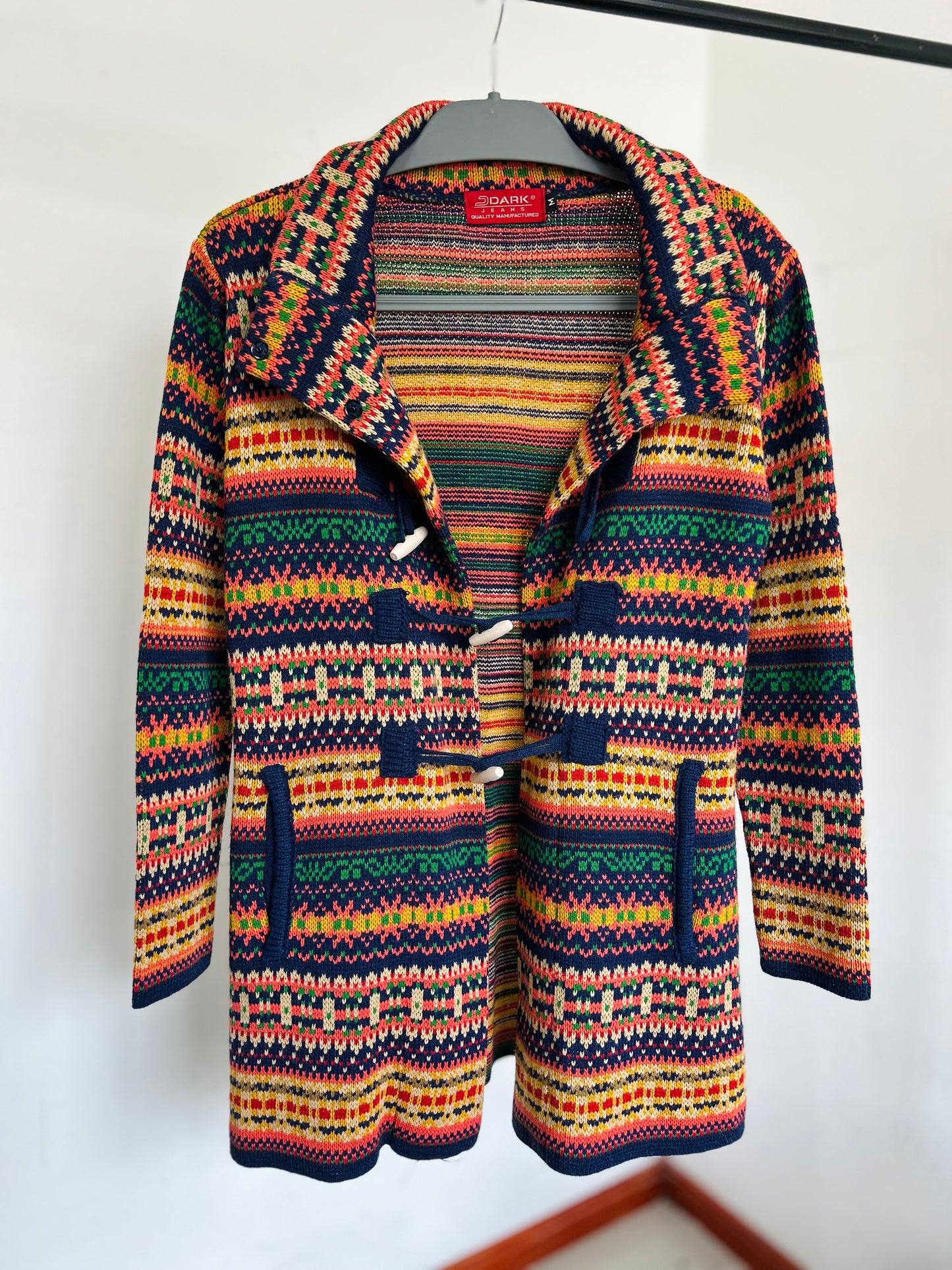 Saco tejido largo vintage TM
