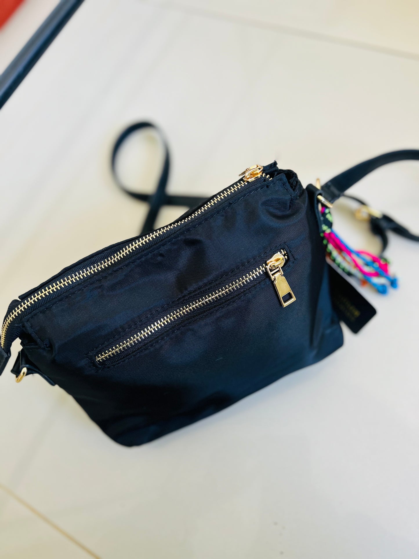 Cartera + llavero trendy Indian con etiqueta