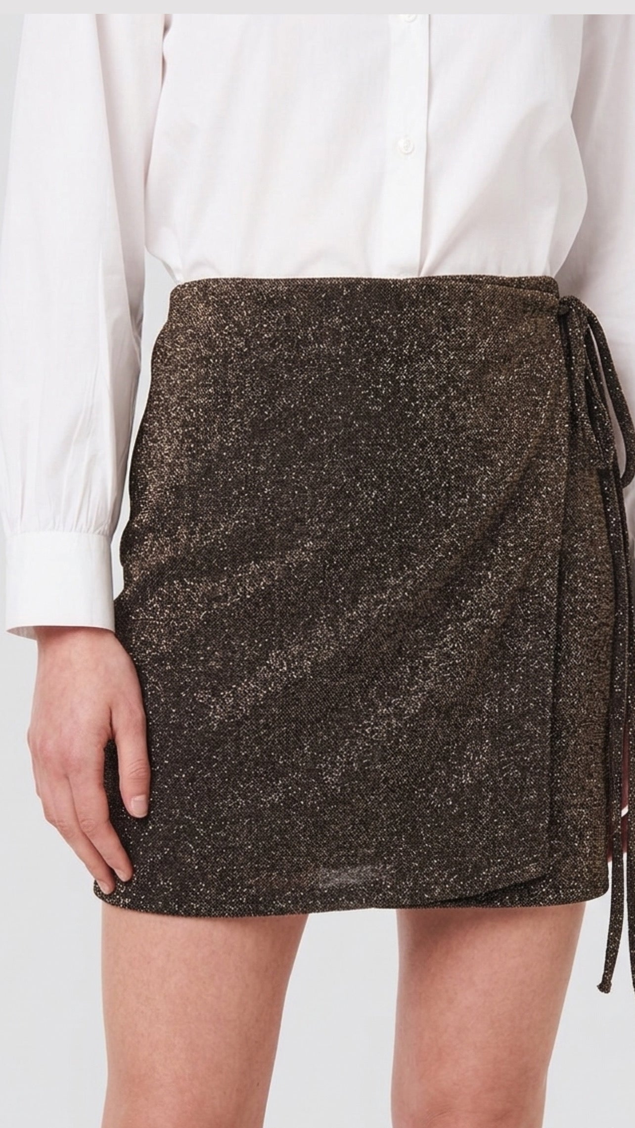 Falda lurex con etiqueta TXS/S