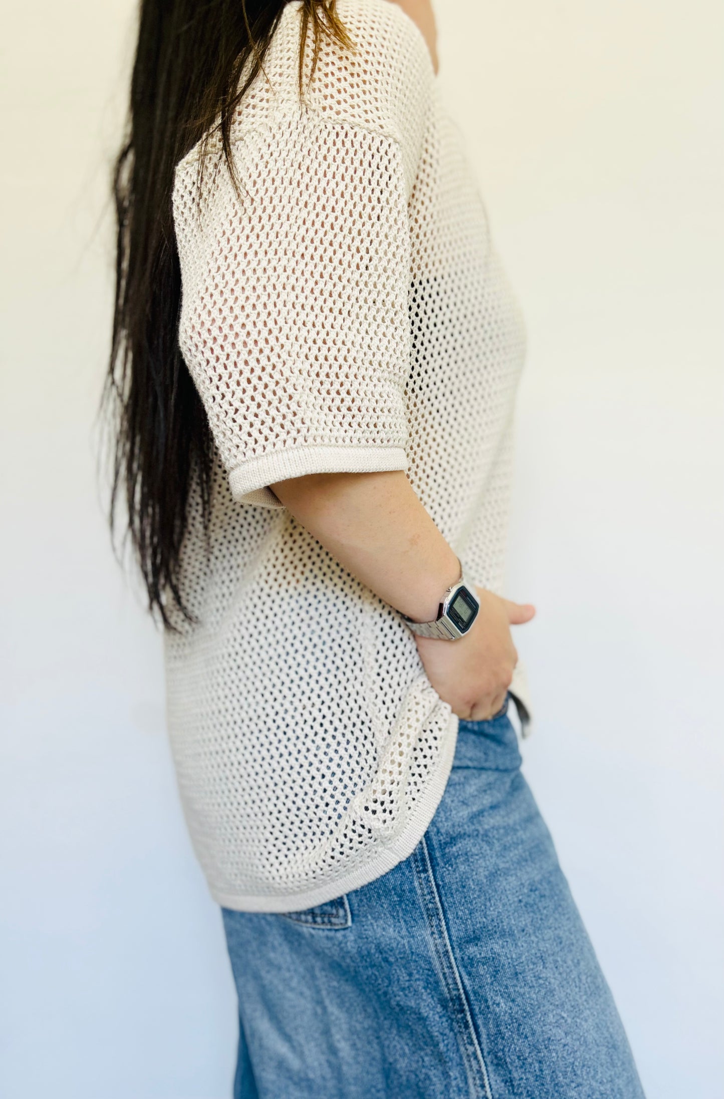 Camisa calada L-PERNA talla única con etiqueta
