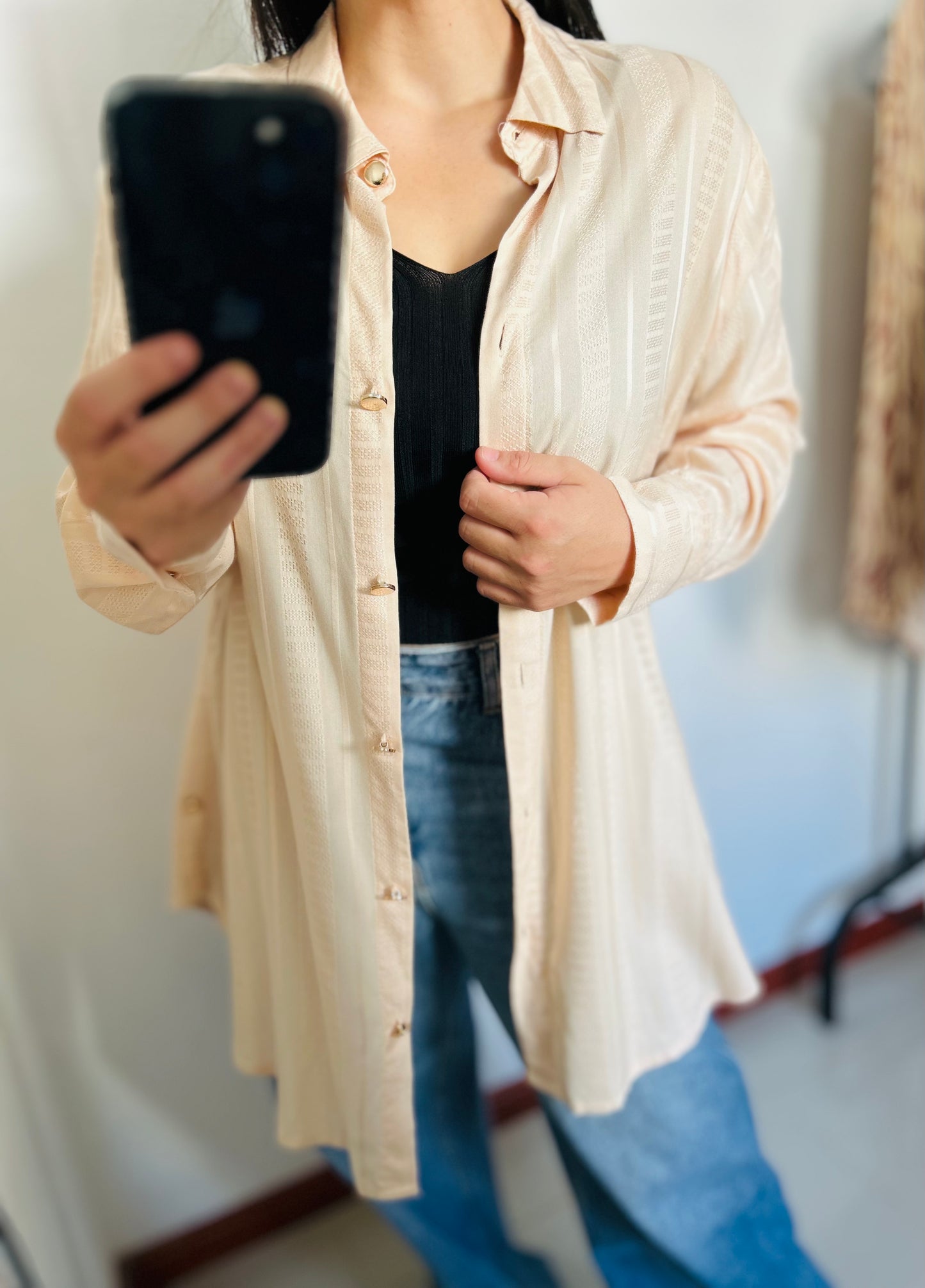 Camisa larga oversize TM/L