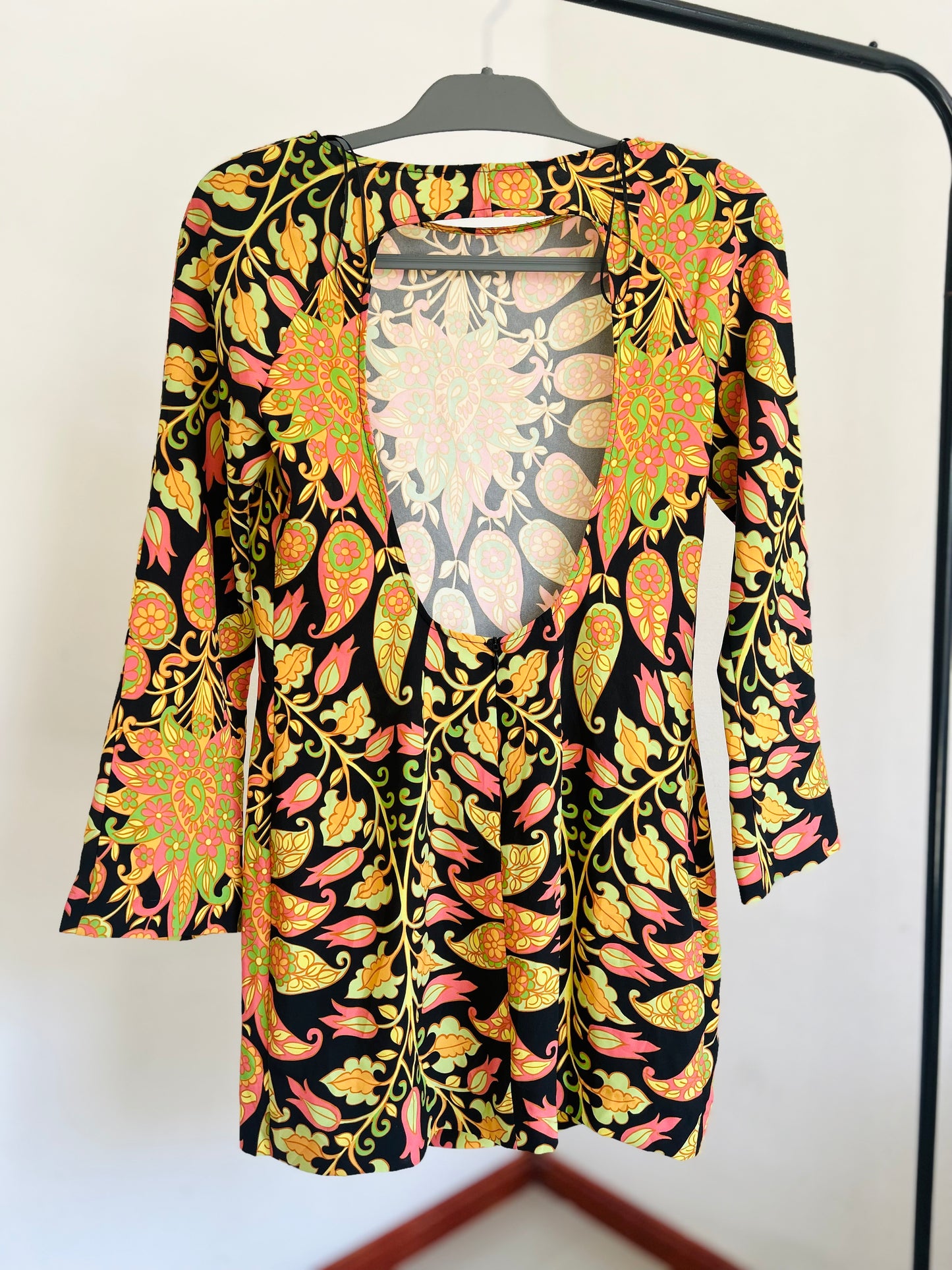 Vestido Zara estampado TS