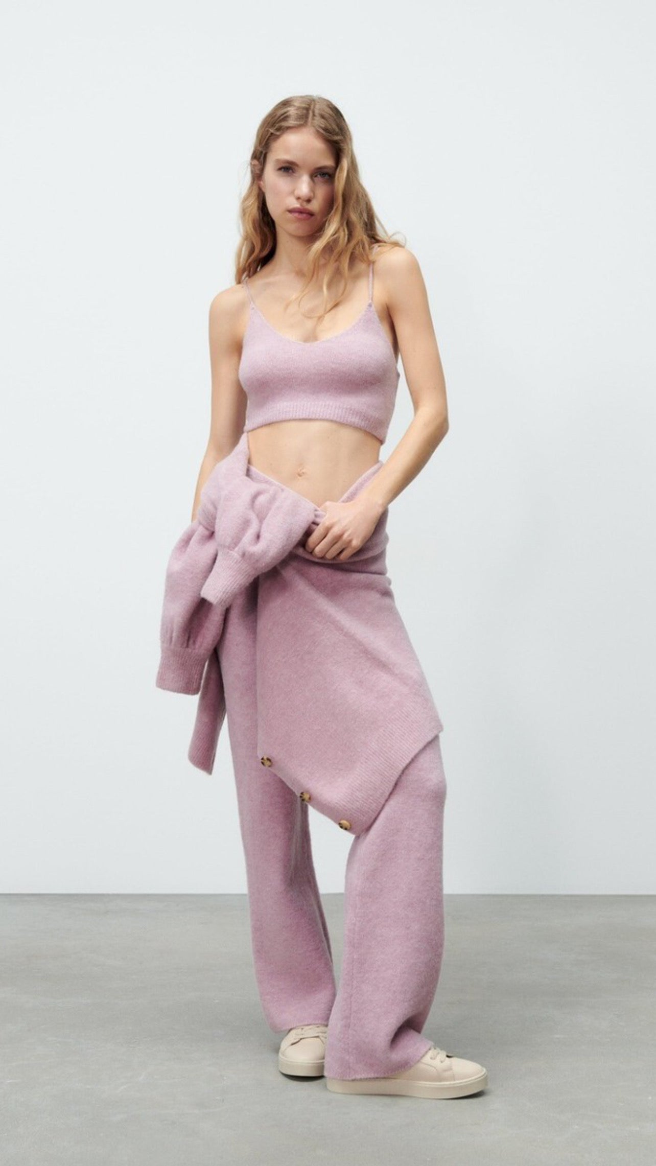 Top ZARA línea KNIT TS/M