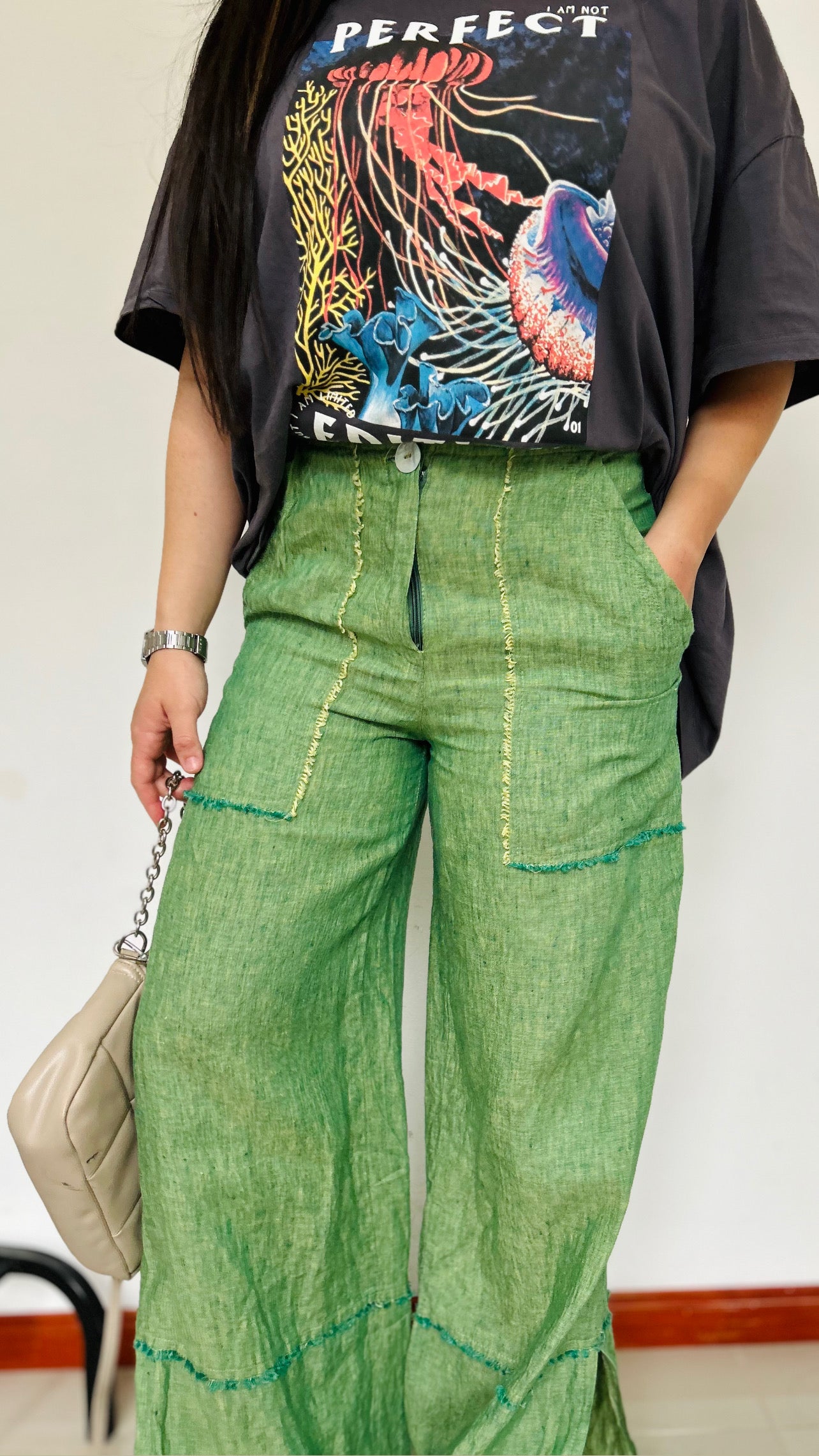 Pantalón 100% Lino Panthai TM