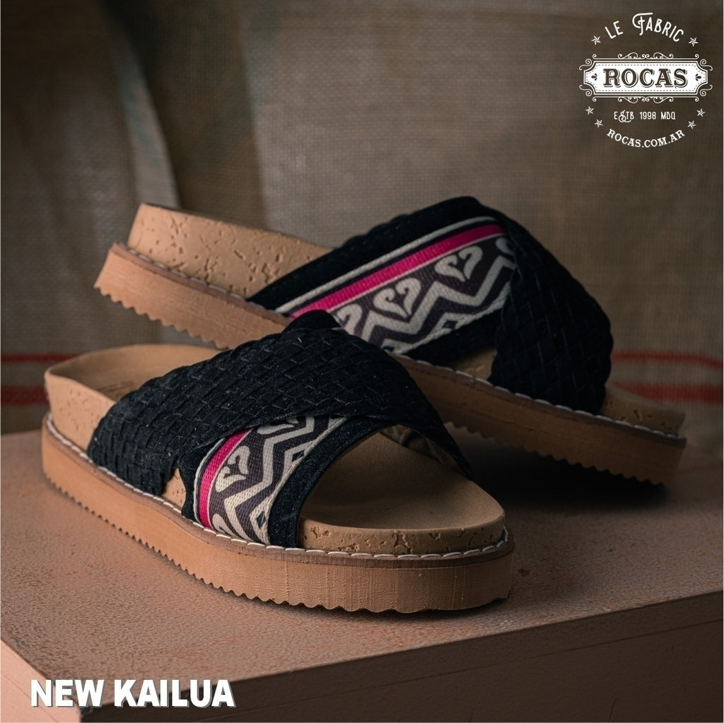 Sandalias ROCAS cuero T38 (24,5)