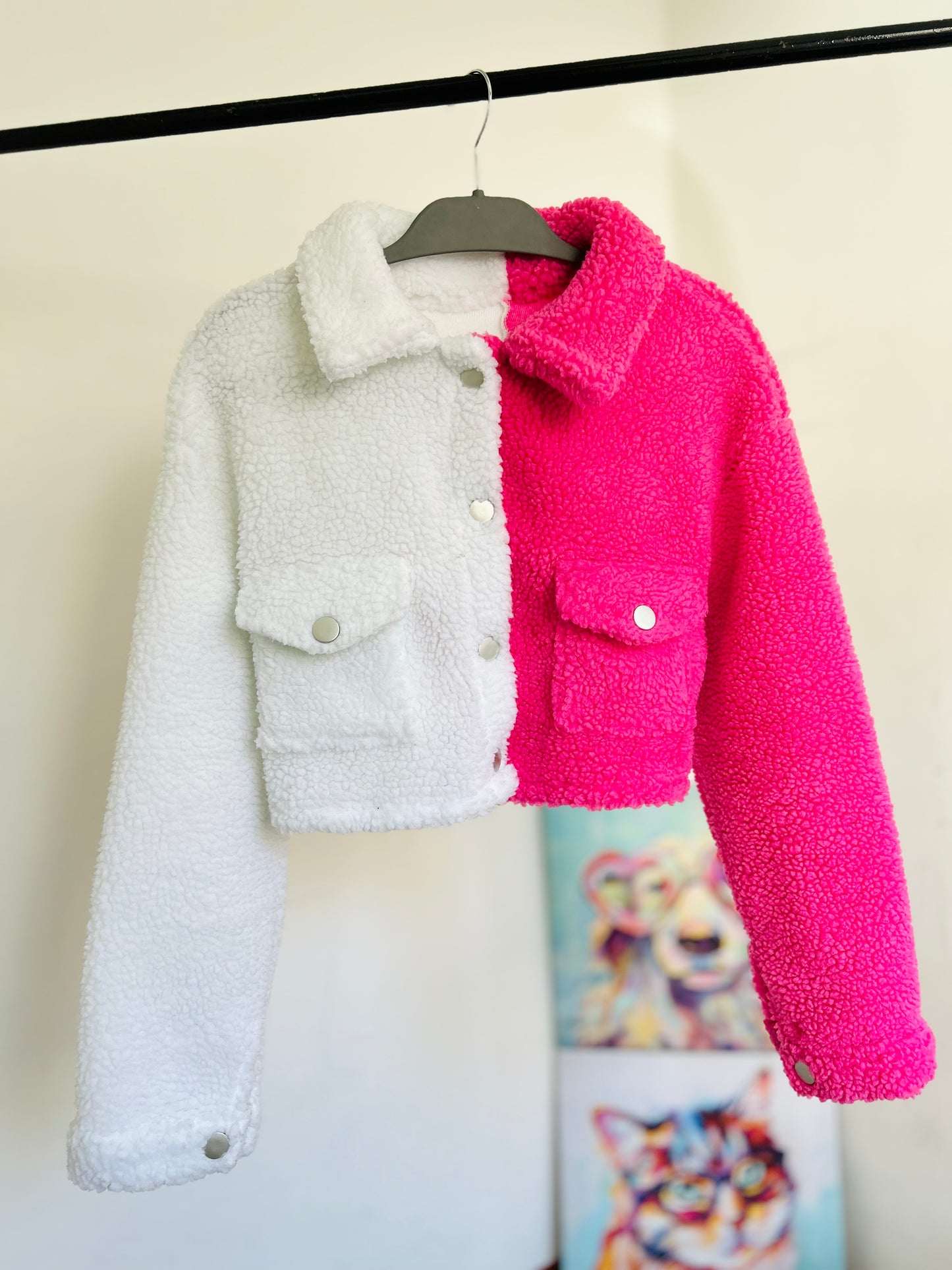 Chaqueta teddy corta SHEIN TM