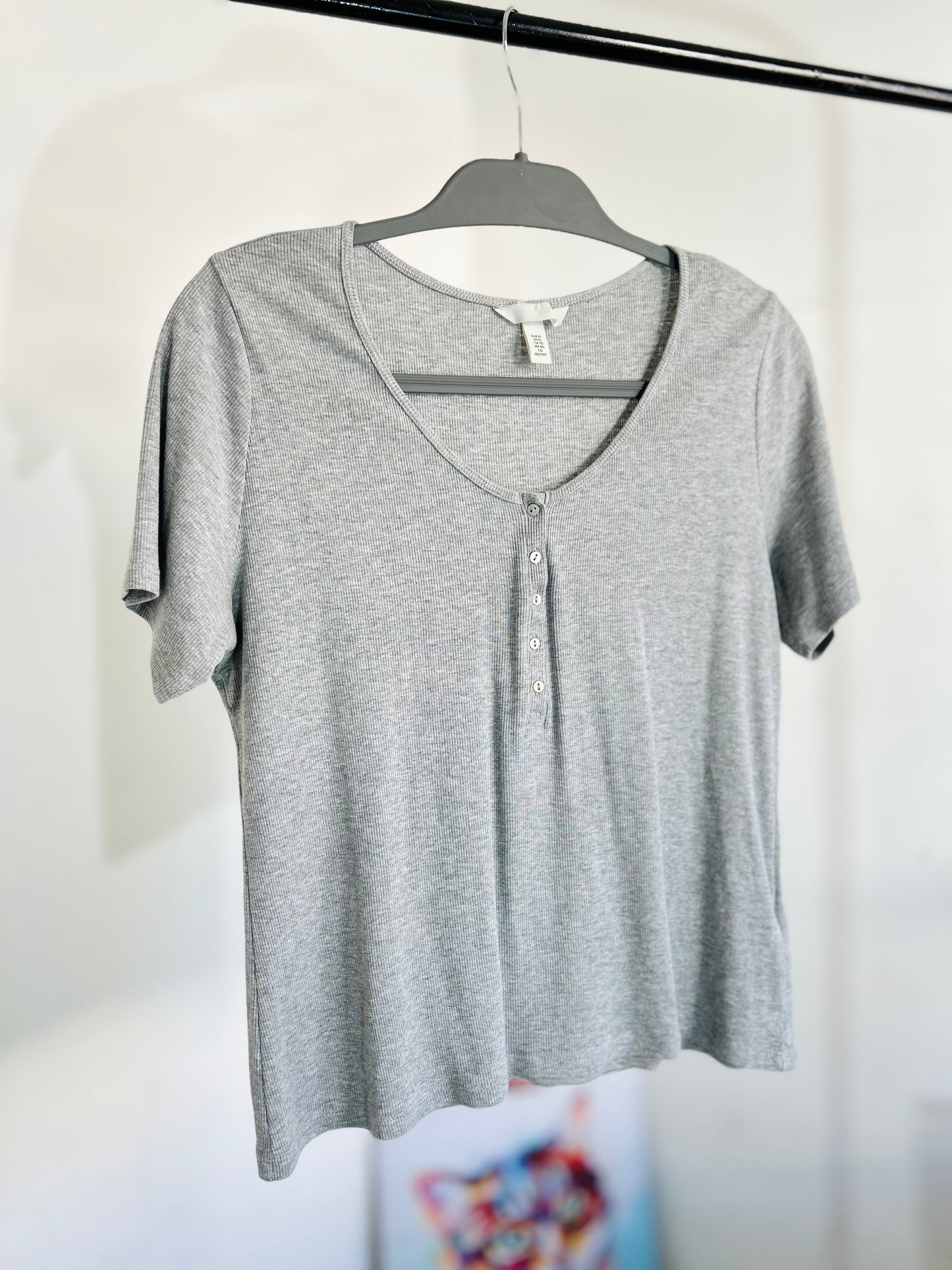 Blusa en canalé H&M TL