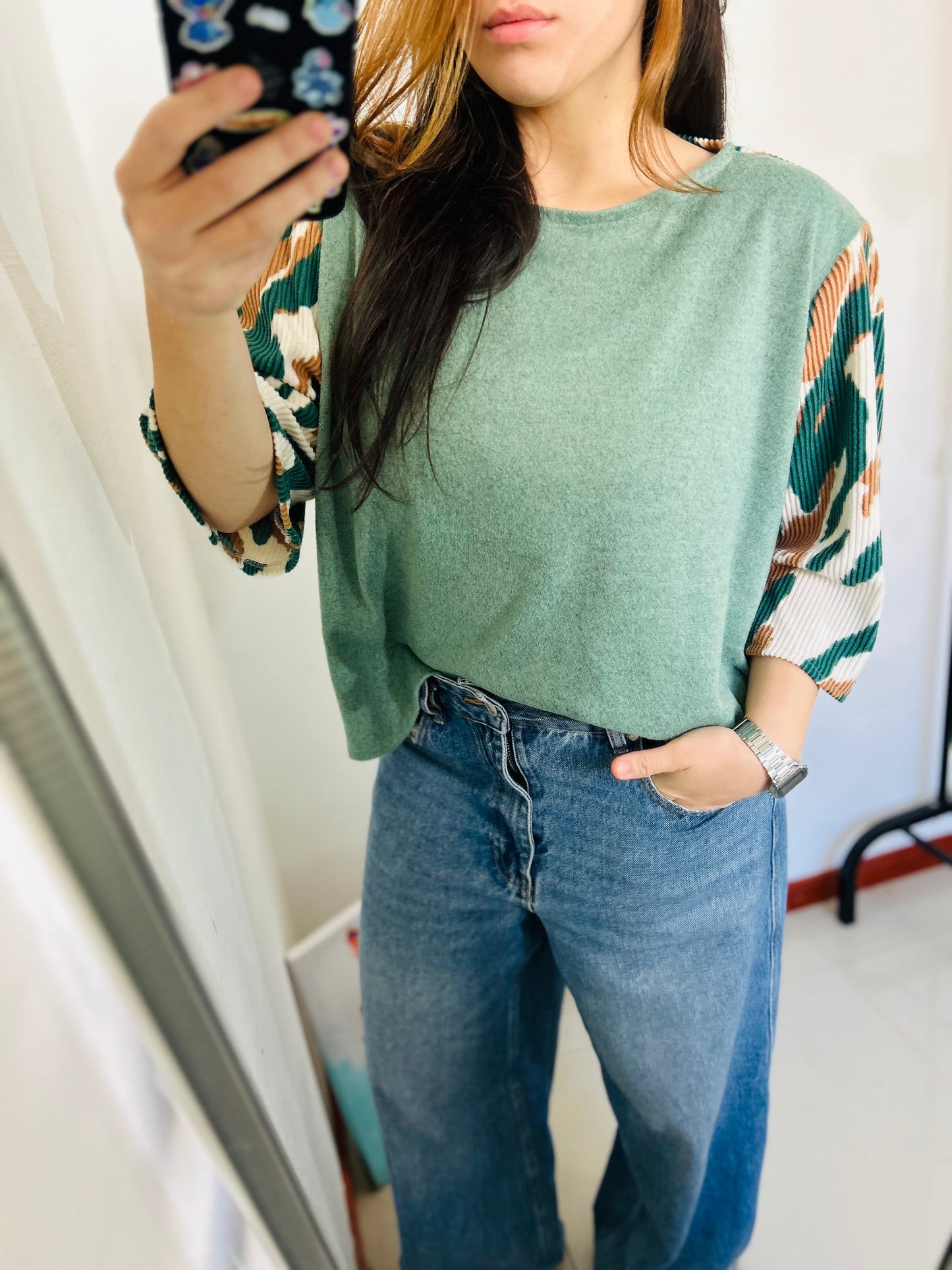 Blusa en lanilla TM