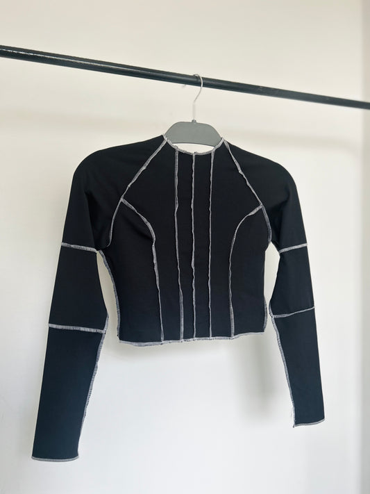 Blusa costuras nueva TS