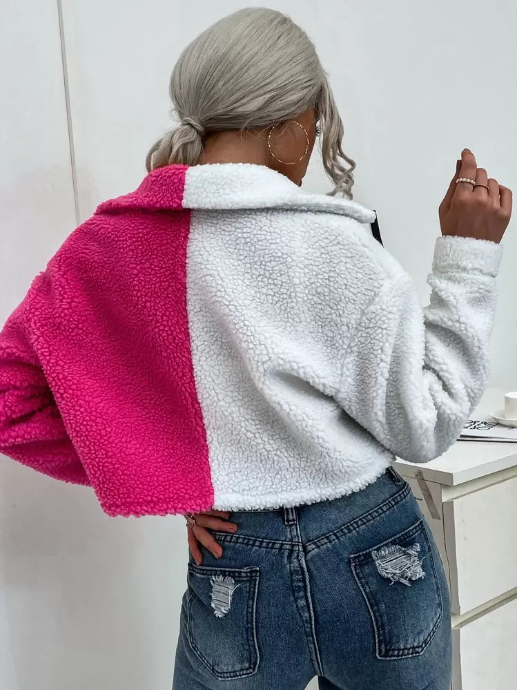 Chaqueta teddy corta SHEIN TM