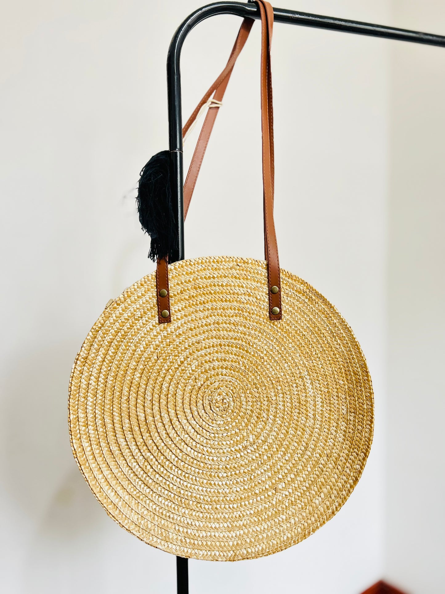 Cartera en rafia / nueva